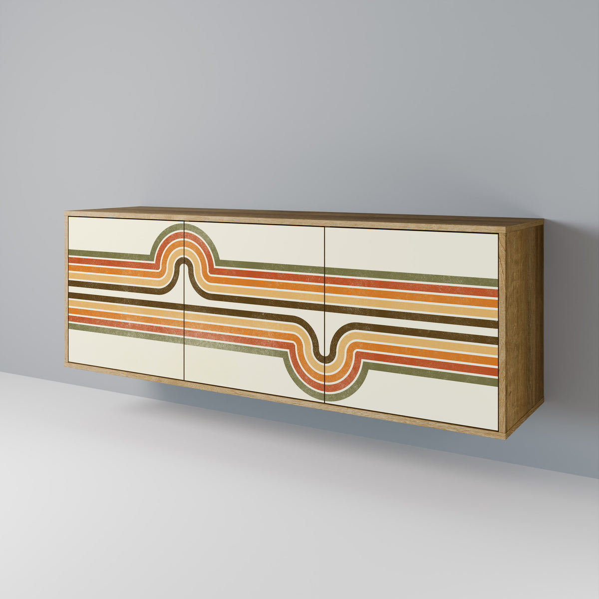 EXCEPTIONAL STREAM Třídveřová komoda