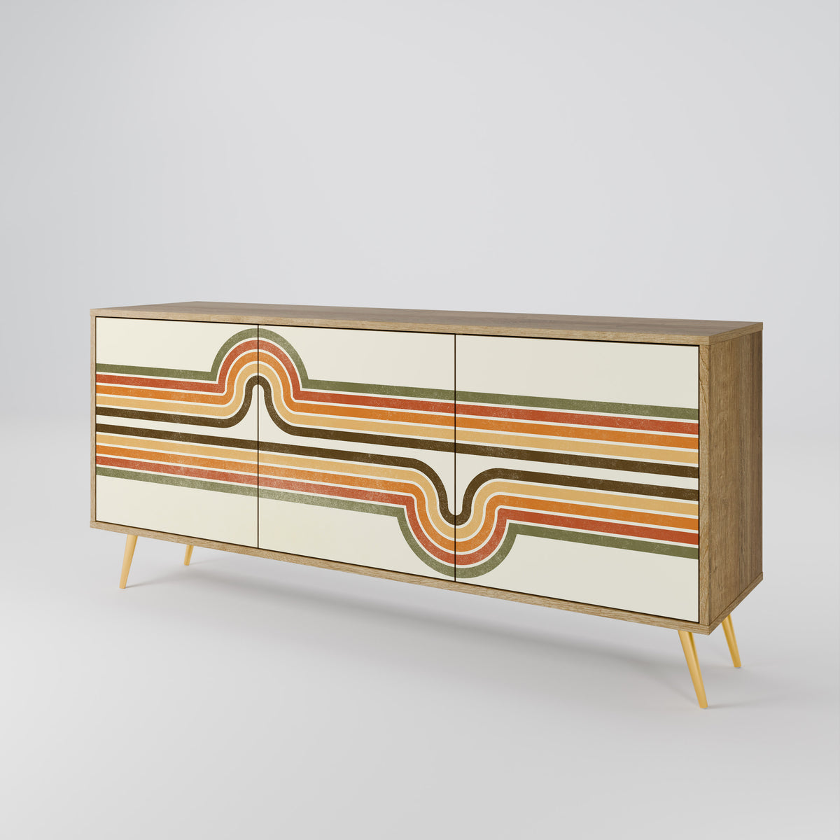 EXCEPTIONAL STREAM Třídveřová komoda