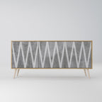 SOLID ZIG ZAG 3-Door Sideboard