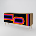 BLINDED BY THE LIGHTS 3-Door Sideboard