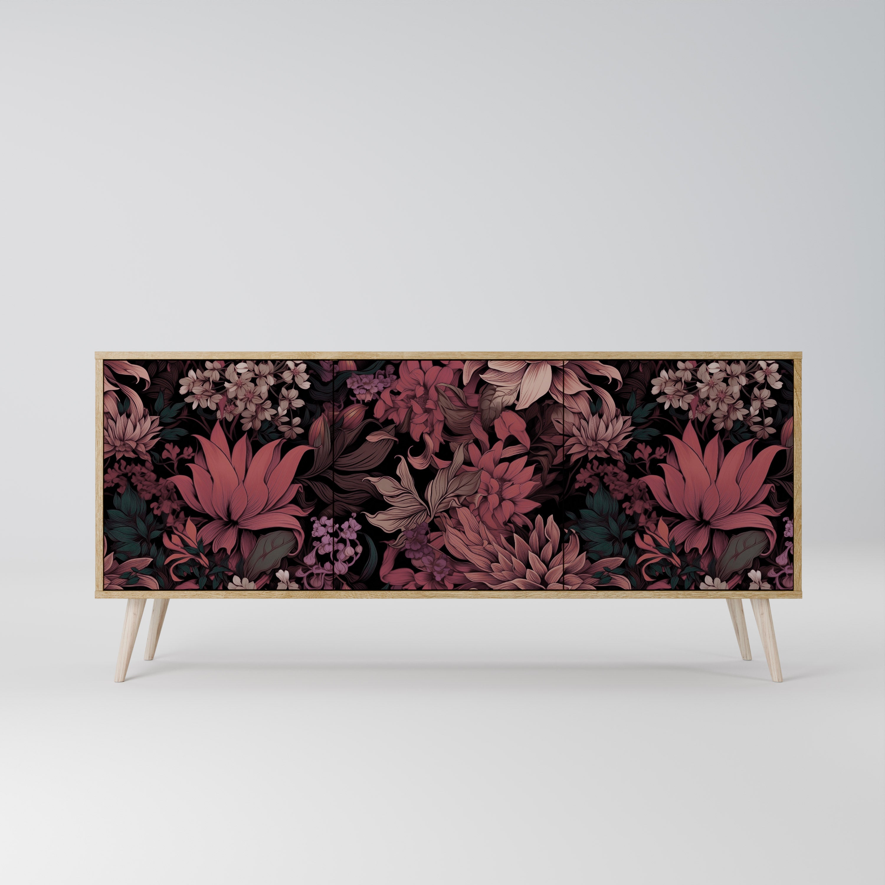 FLORAL WHISPER 3-Door Sideboard