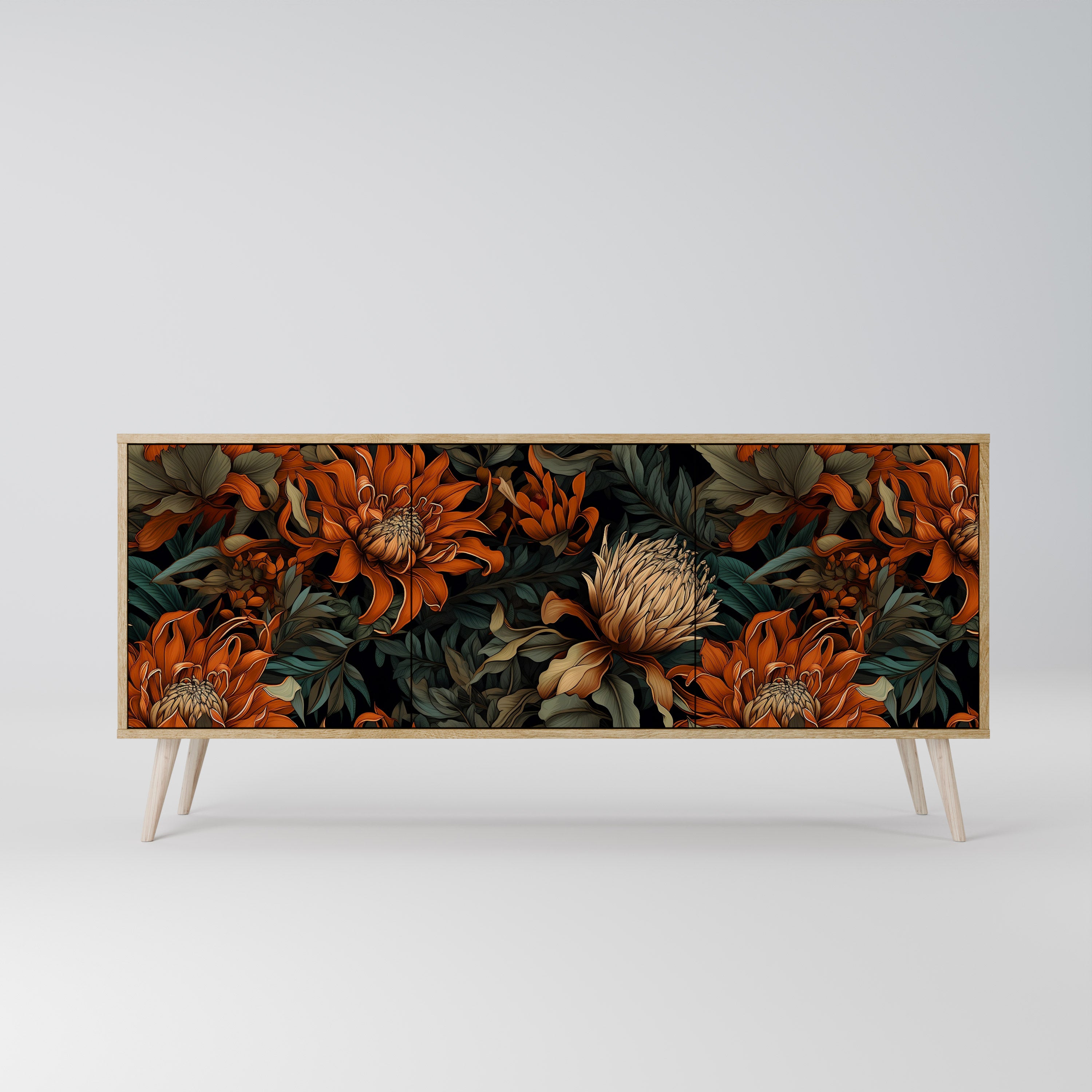 DAWN BLOOM 3-Door Sideboard