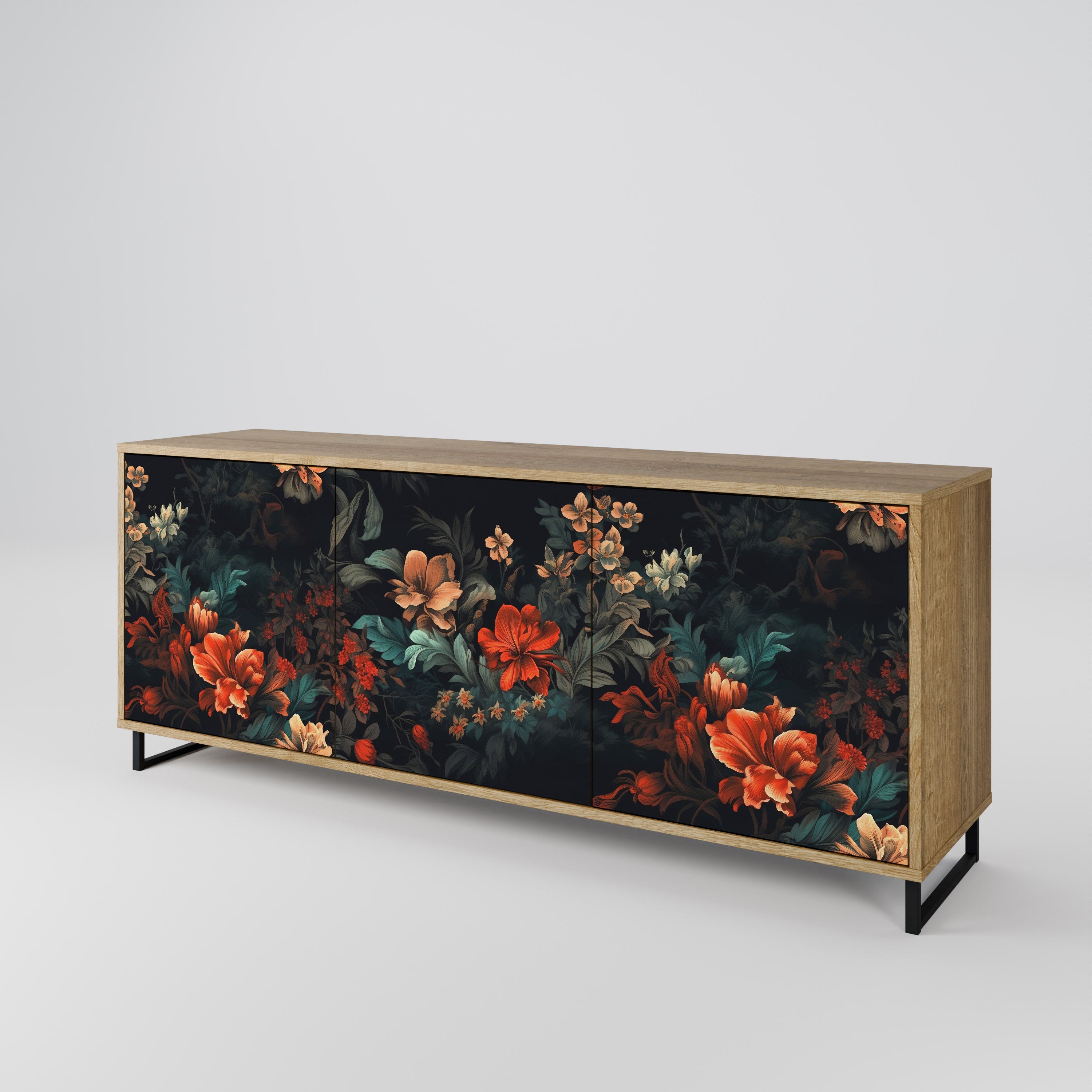 IMAGINARY BLOSSOM 3-Door Sideboard