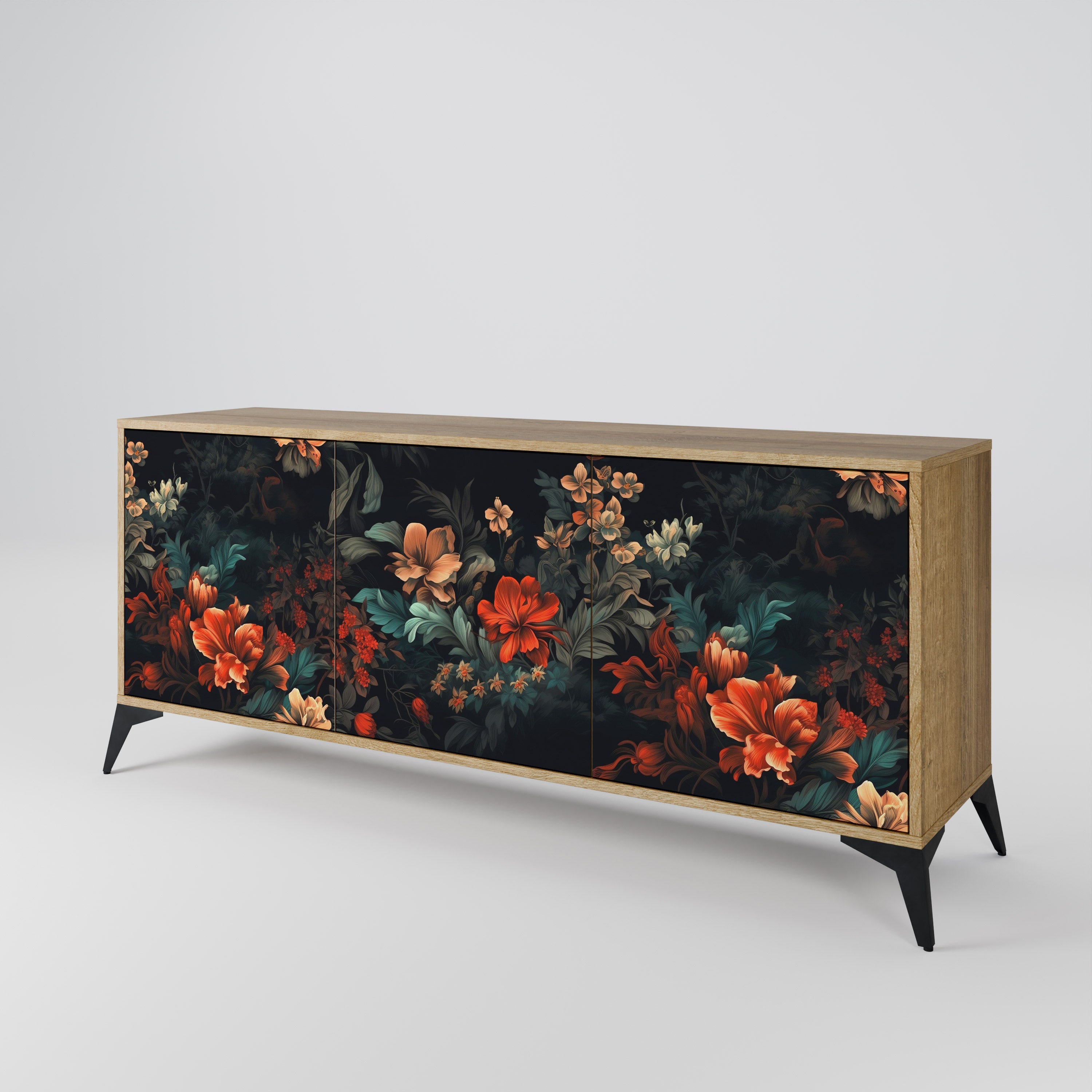 IMAGINARY BLOSSOM 3-Door Sideboard