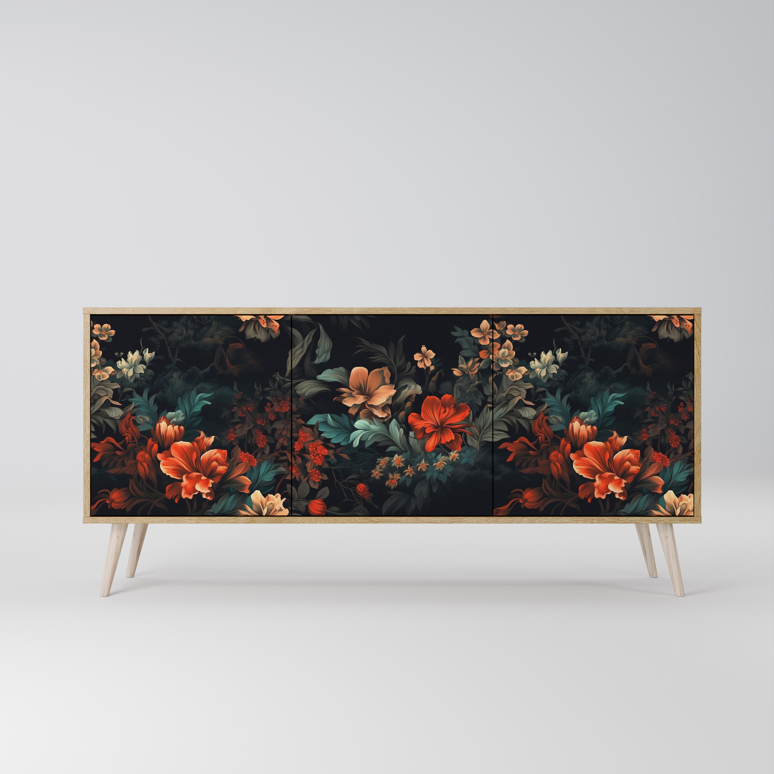 IMAGINARY BLOSSOM 3-Door Sideboard