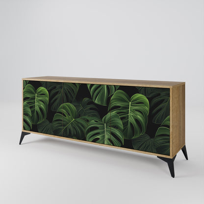 INFINITE MONSTERA Třídveřová komoda