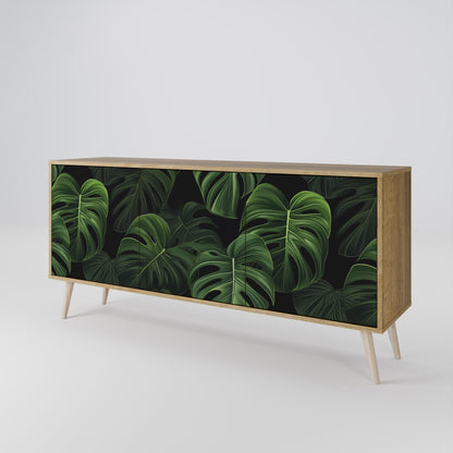 INFINITE MONSTERA Třídveřová komoda