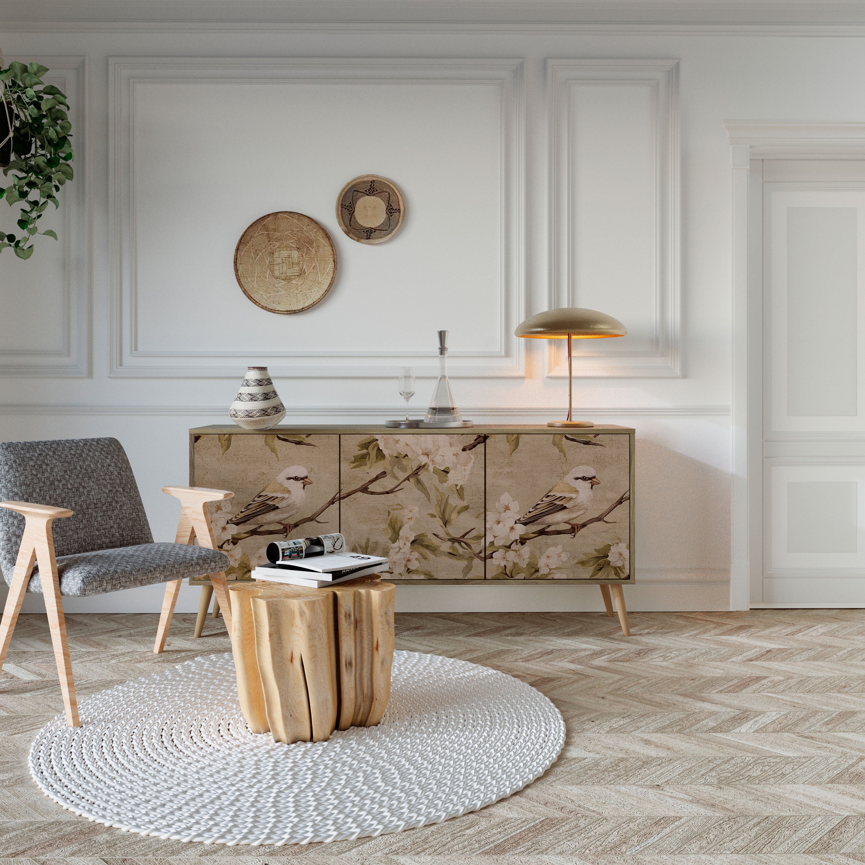 PETAL DISTINGUISH 3-Door Sideboard