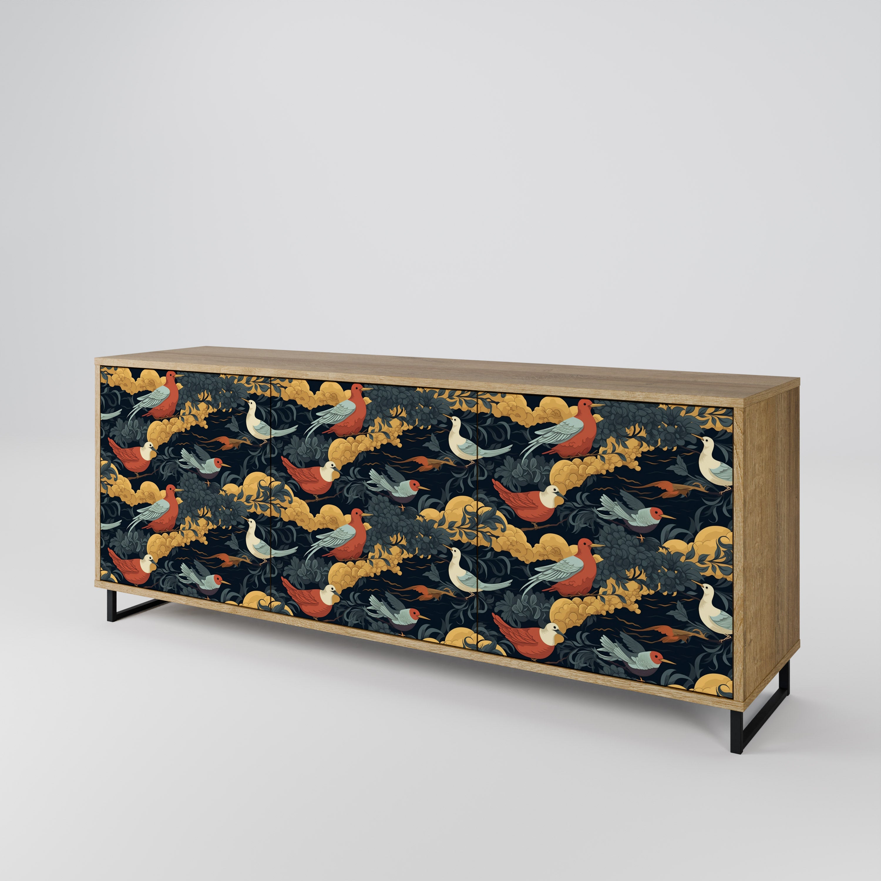 FOWLY DAZE 3-Door Sideboard