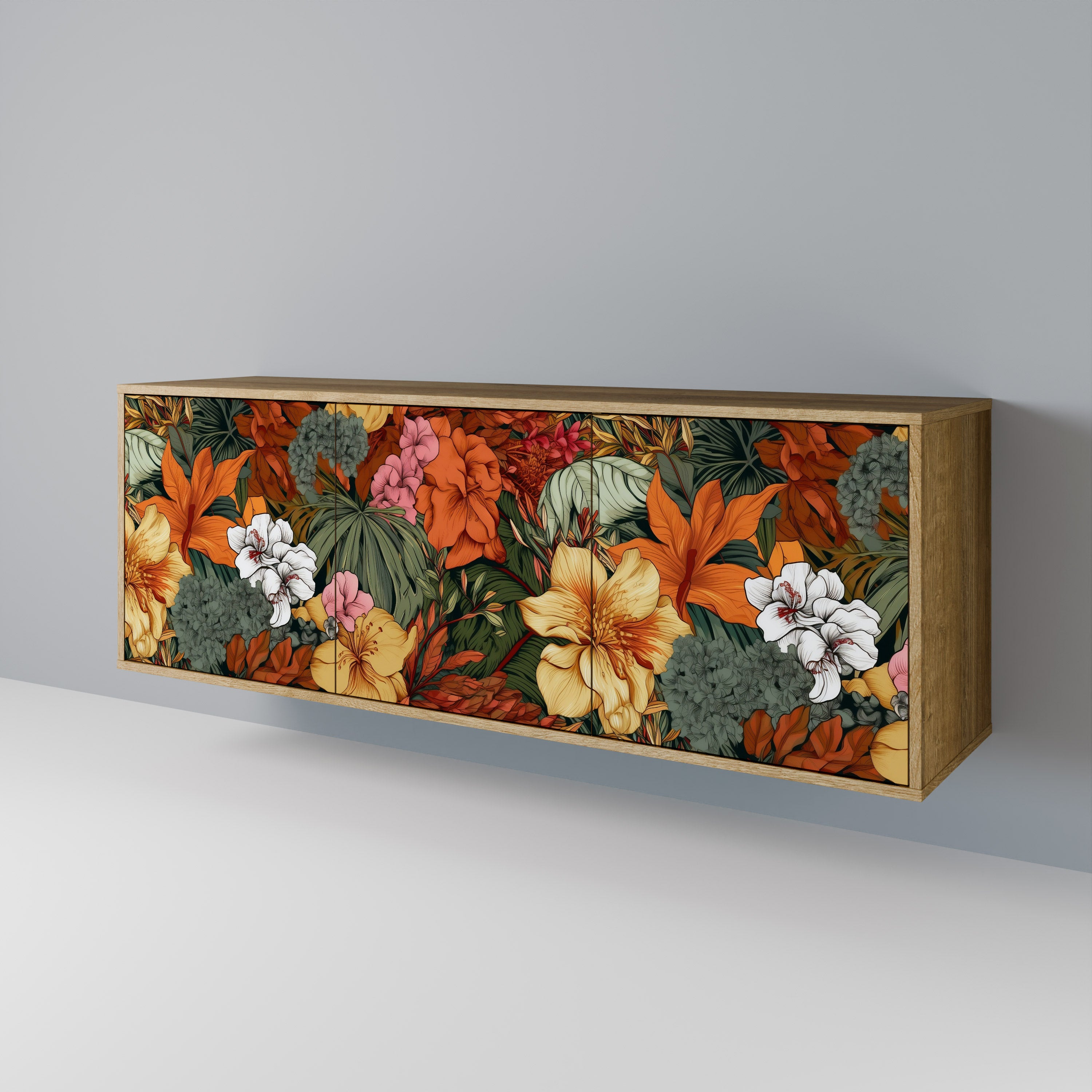 RADIANT FLORA 3-Door Sideboard