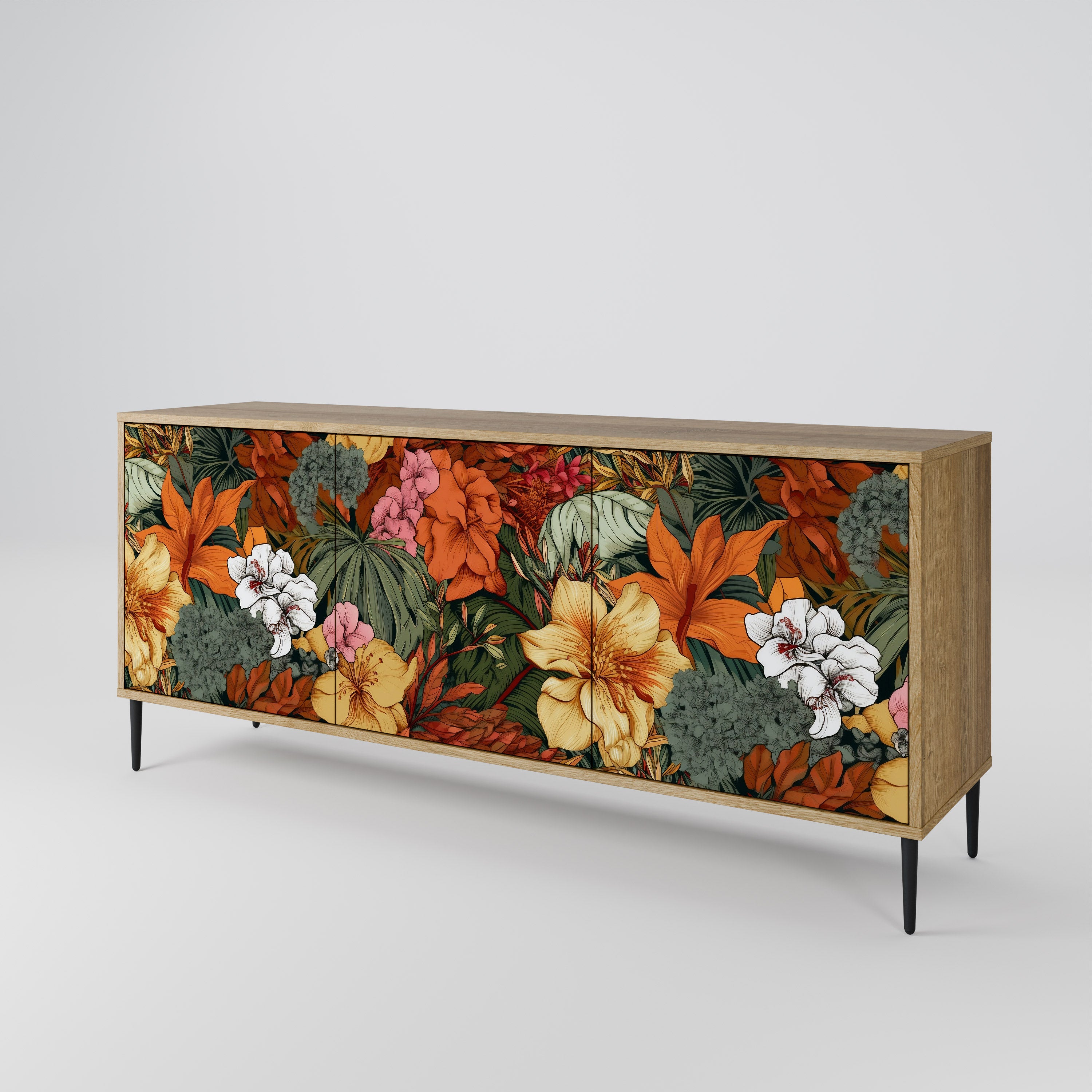 RADIANT FLORA 3-Door Sideboard