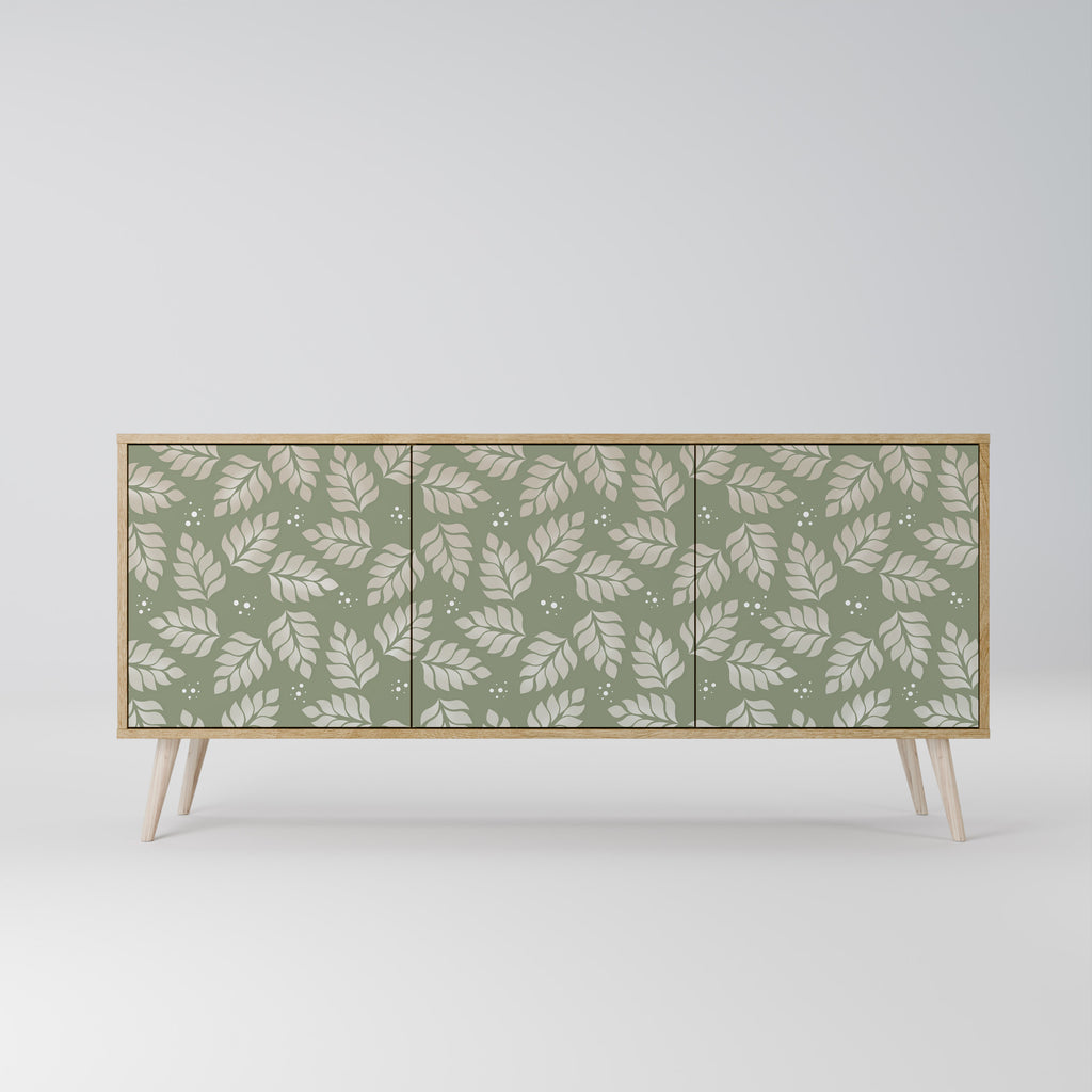 LEAVES ON GREEN 3-Door Sideboard