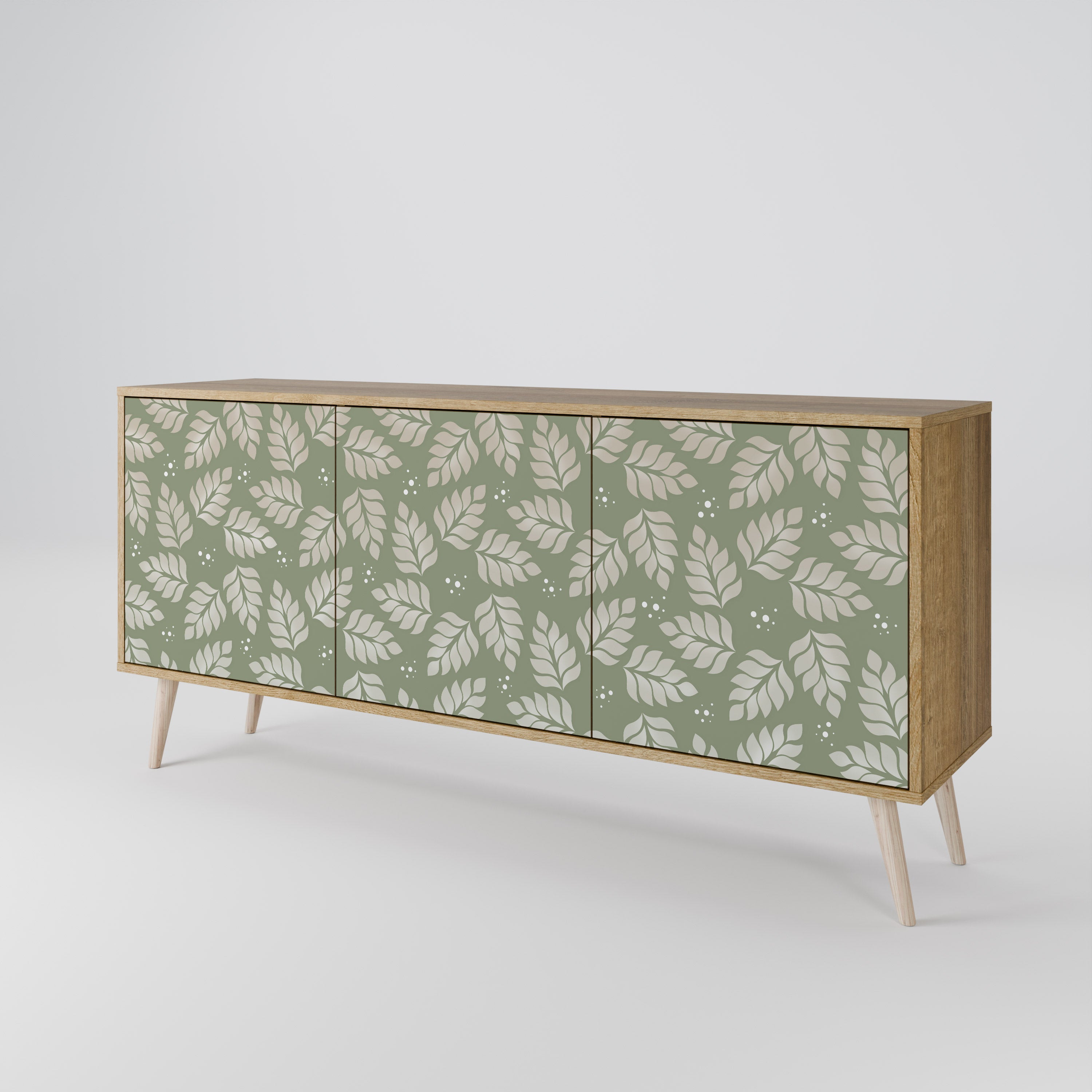 LEAVES ON GREEN 3-Door Sideboard