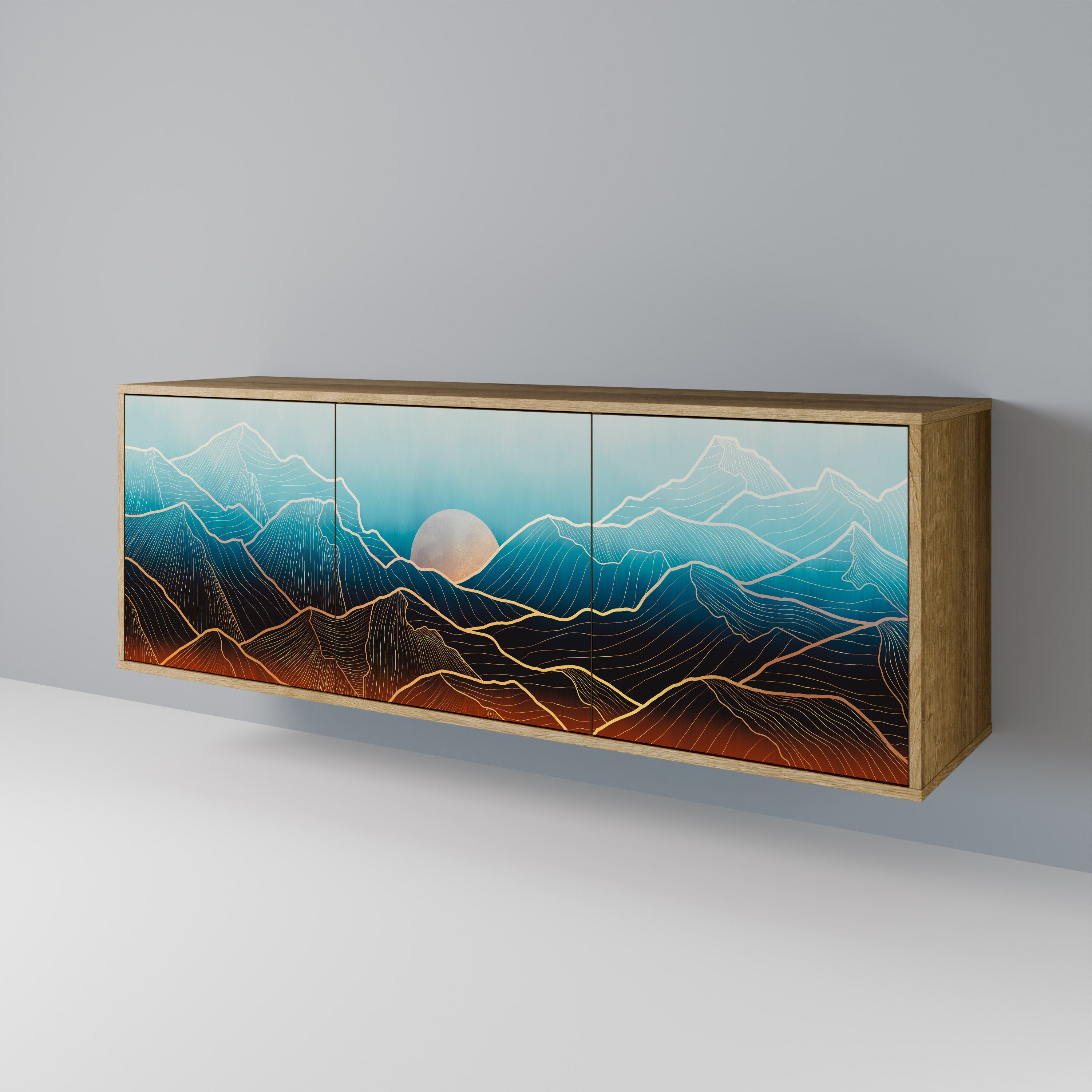 LUNAR SECRETS 3-Door Sideboard