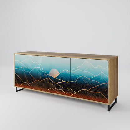 LUNAR SECRETS Třídveřová komoda