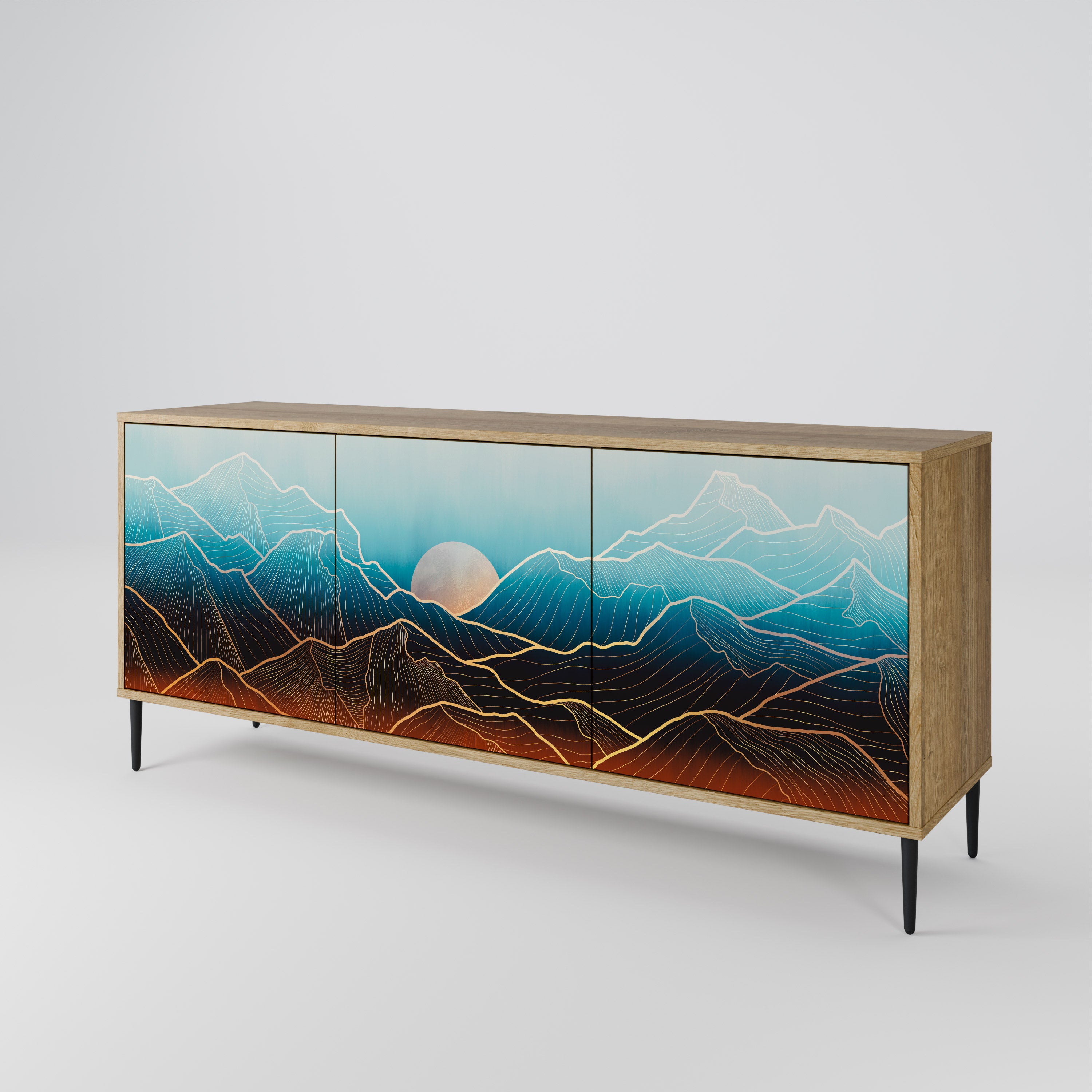 LUNAR SECRETS 3-Door Sideboard
