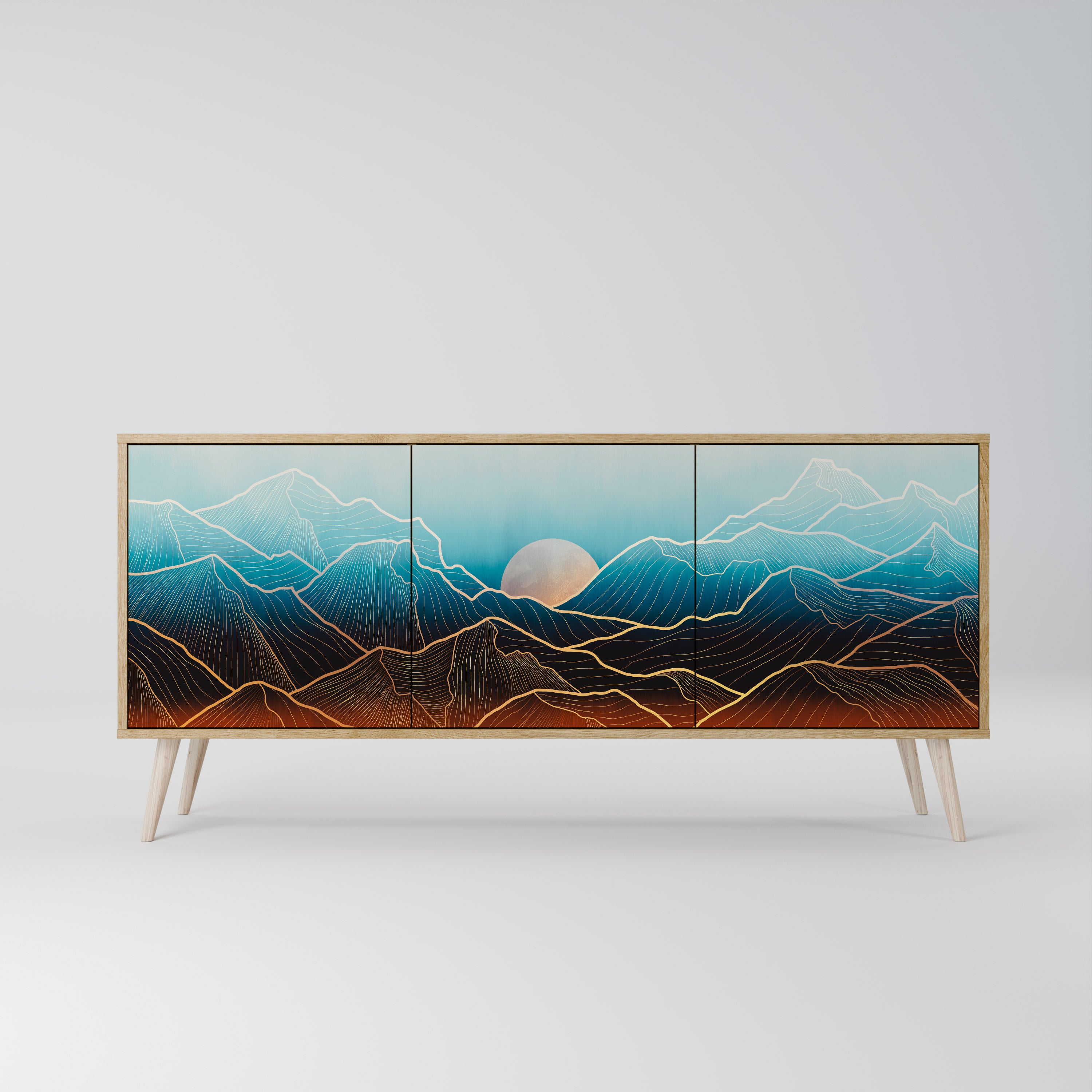 LUNAR SECRETS 3-Door Sideboard