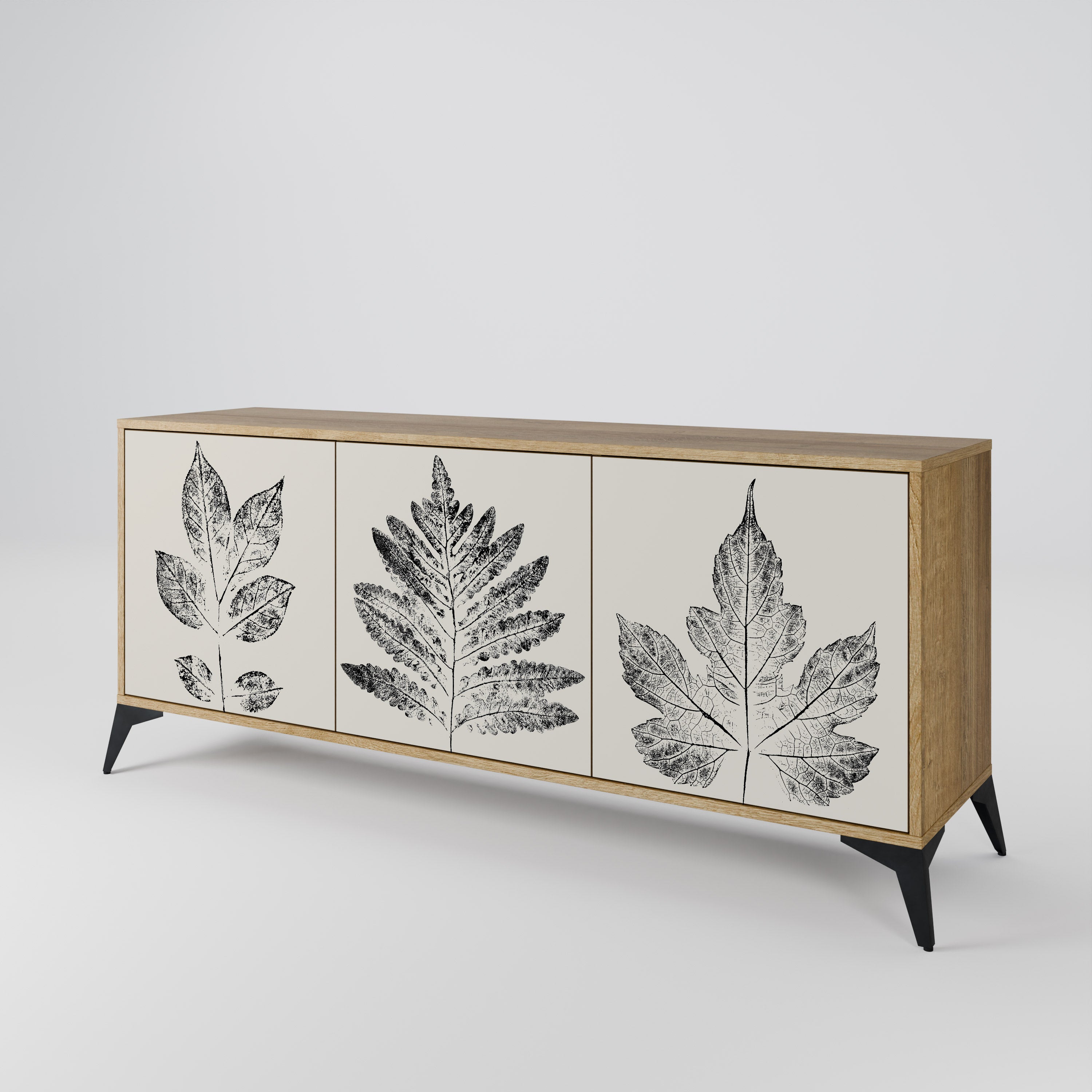 LEAFY STAMPS 3-Door Sideboard