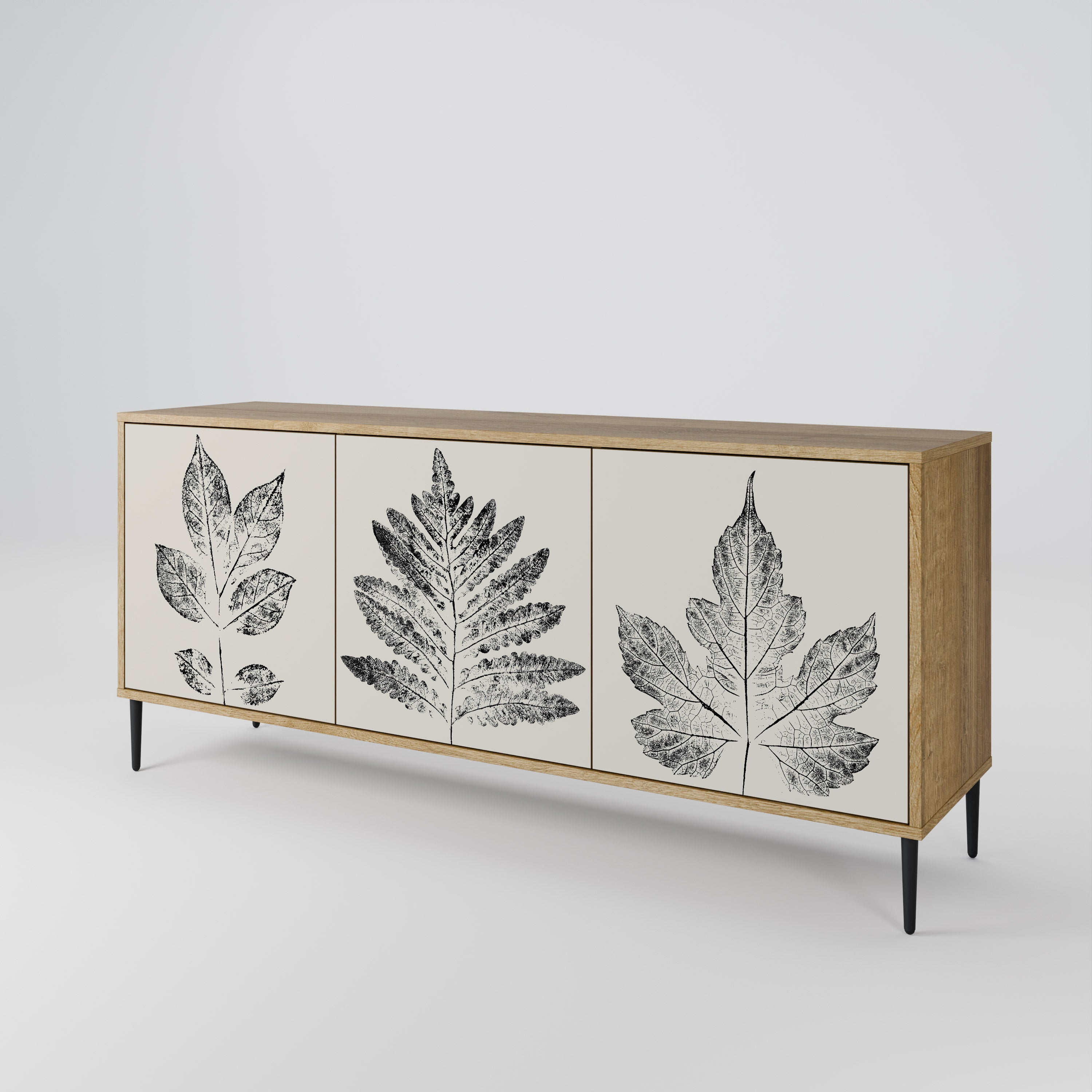 LEAFY STAMPS 3-Door Sideboard