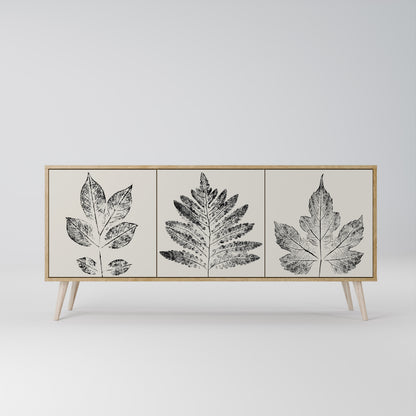 LEAFY STAMPS Třídveřová komoda