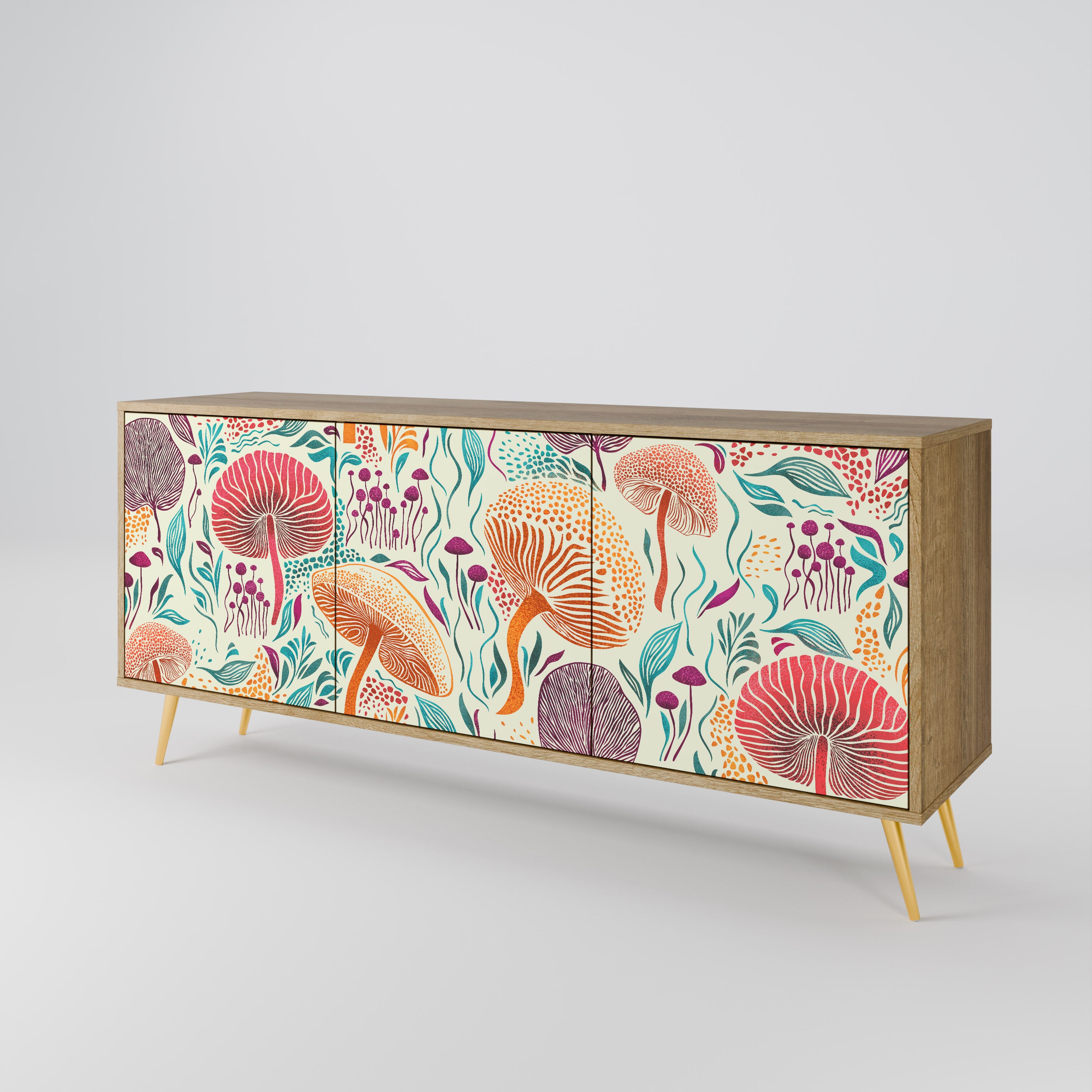 FUNGUS FANTASY 3-Door Sideboard