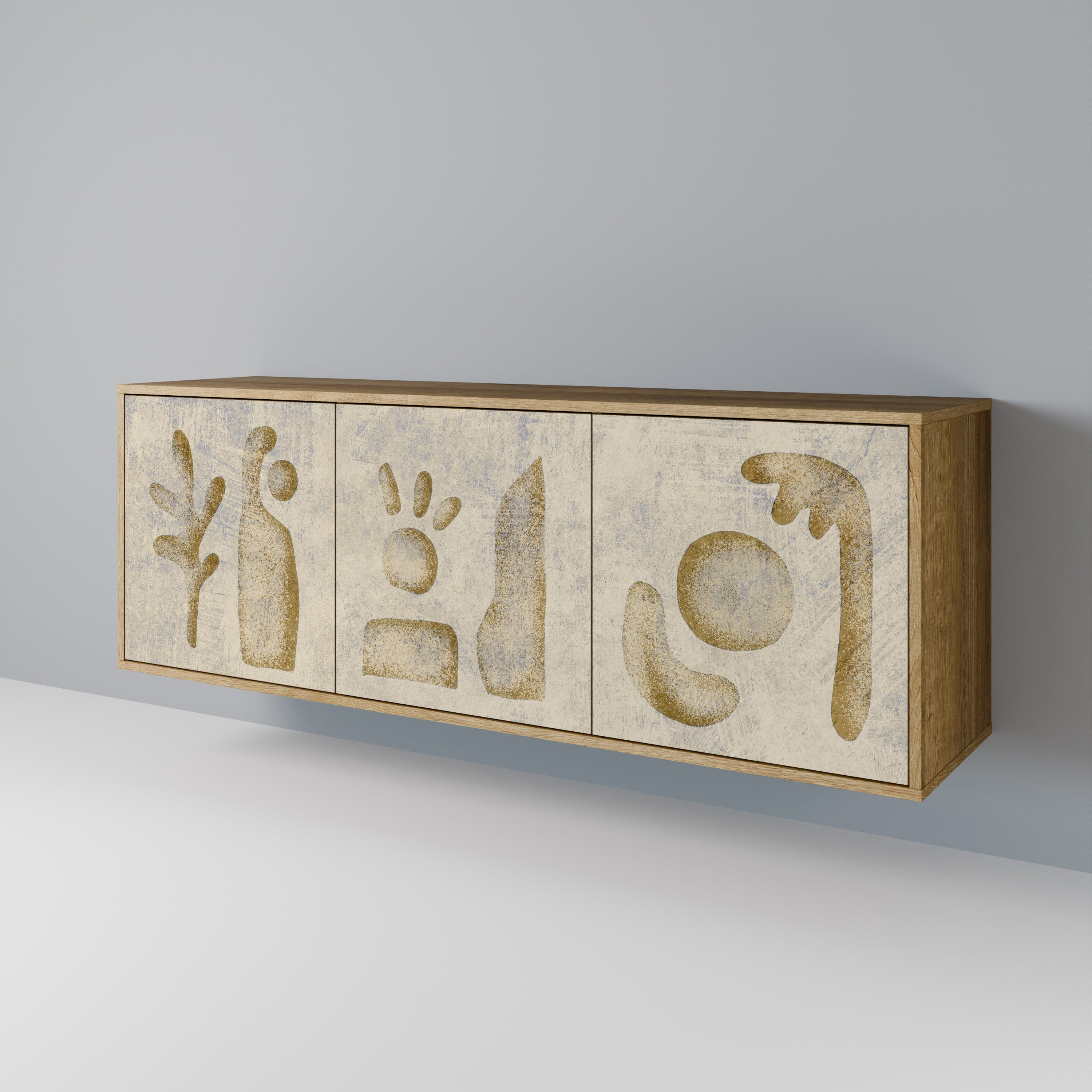 SAND SCULPTURES 3-Door Sideboard