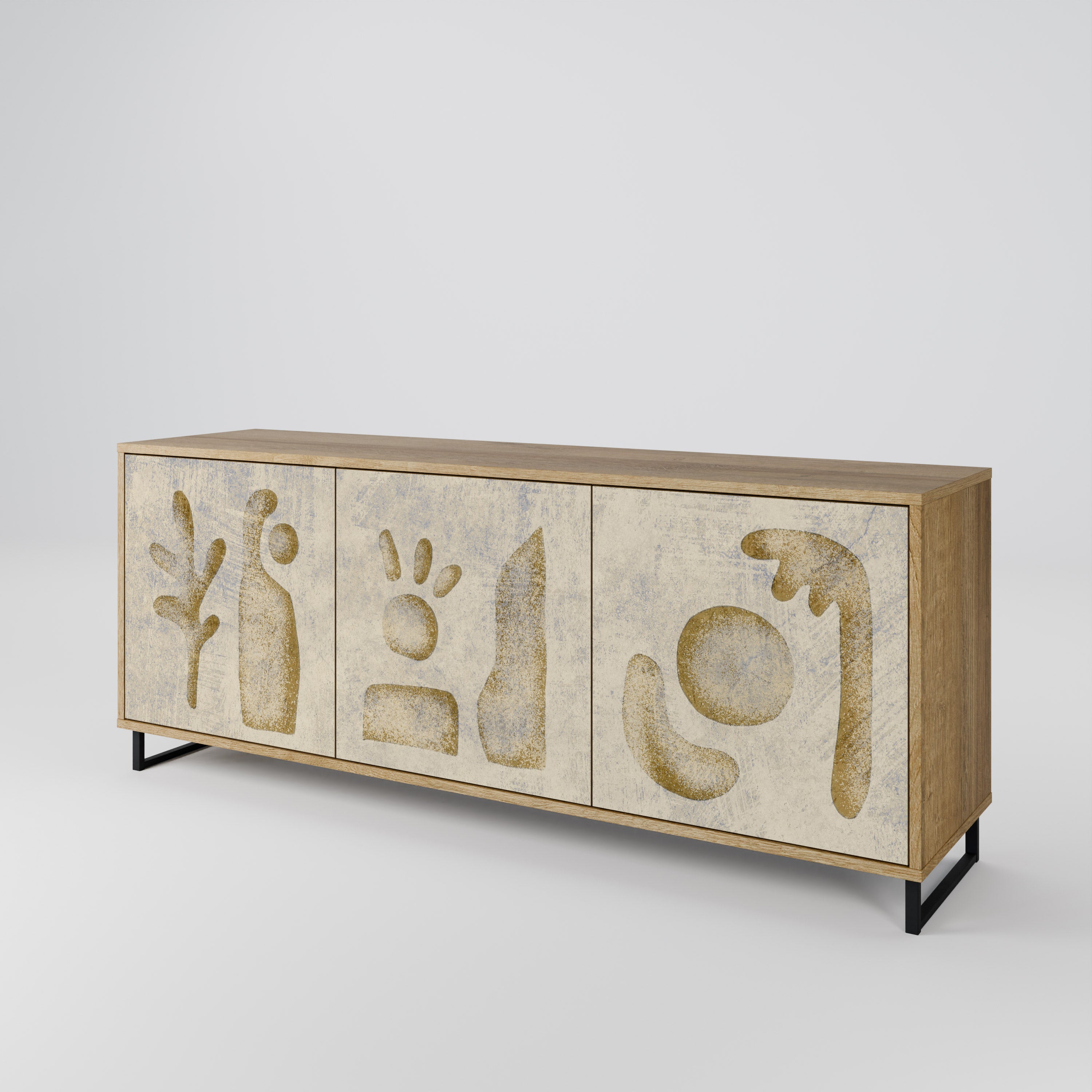 SAND SCULPTURES 3-Door Sideboard