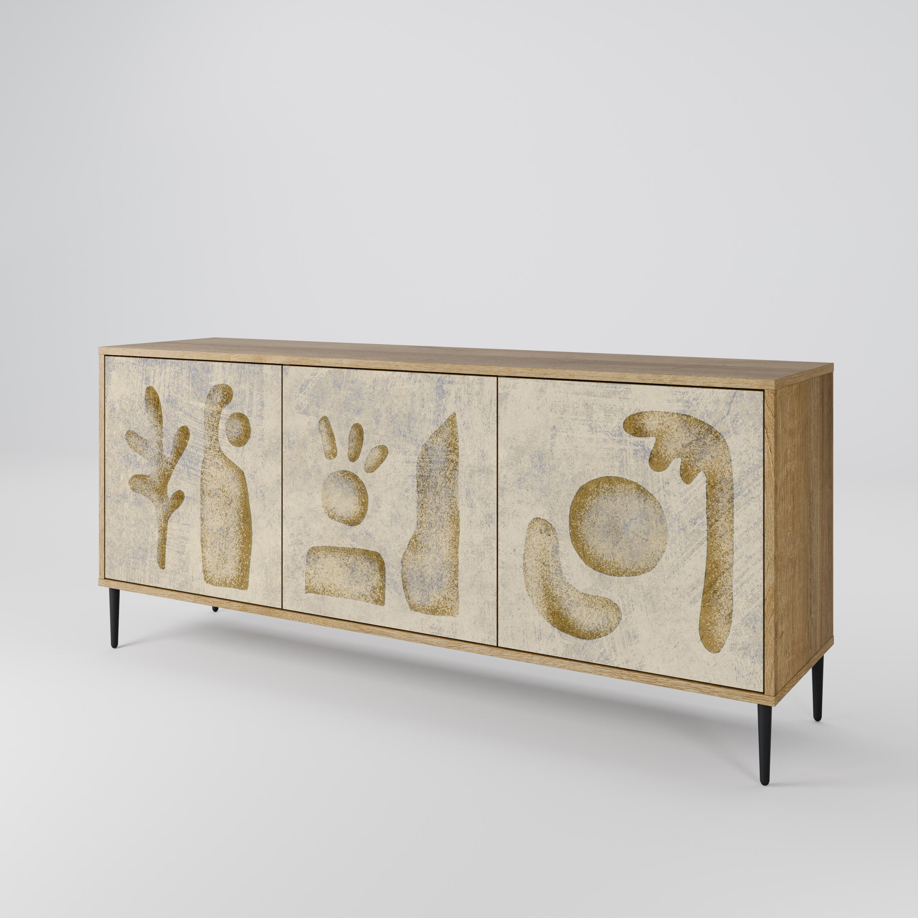 SAND SCULPTURES 3-Door Sideboard