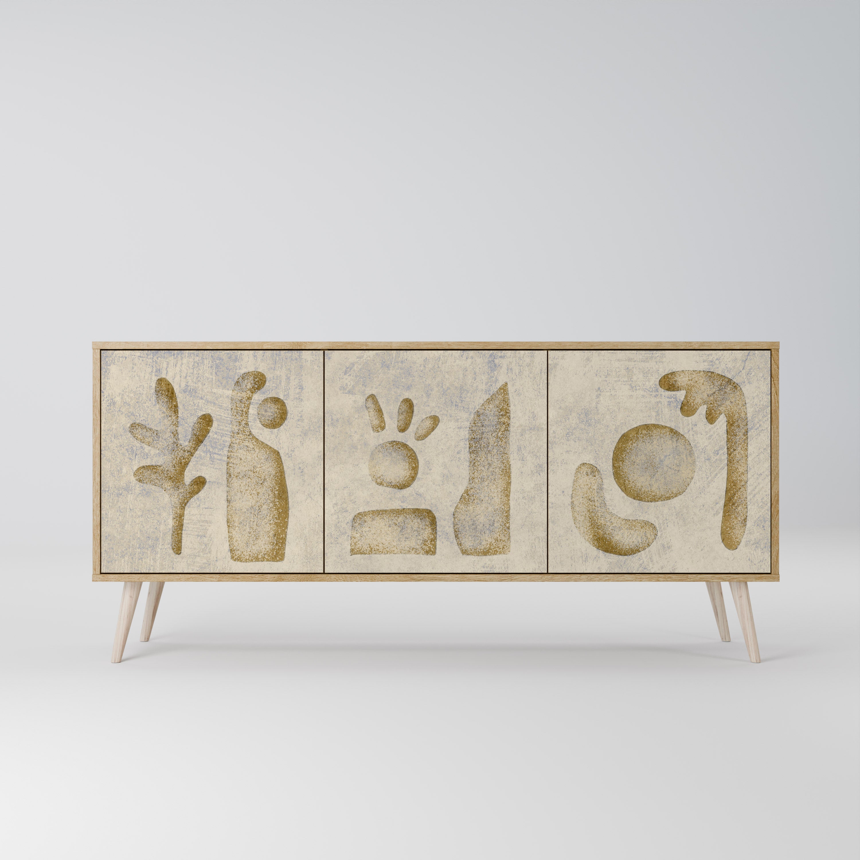 SAND SCULPTURES 3-Door Sideboard
