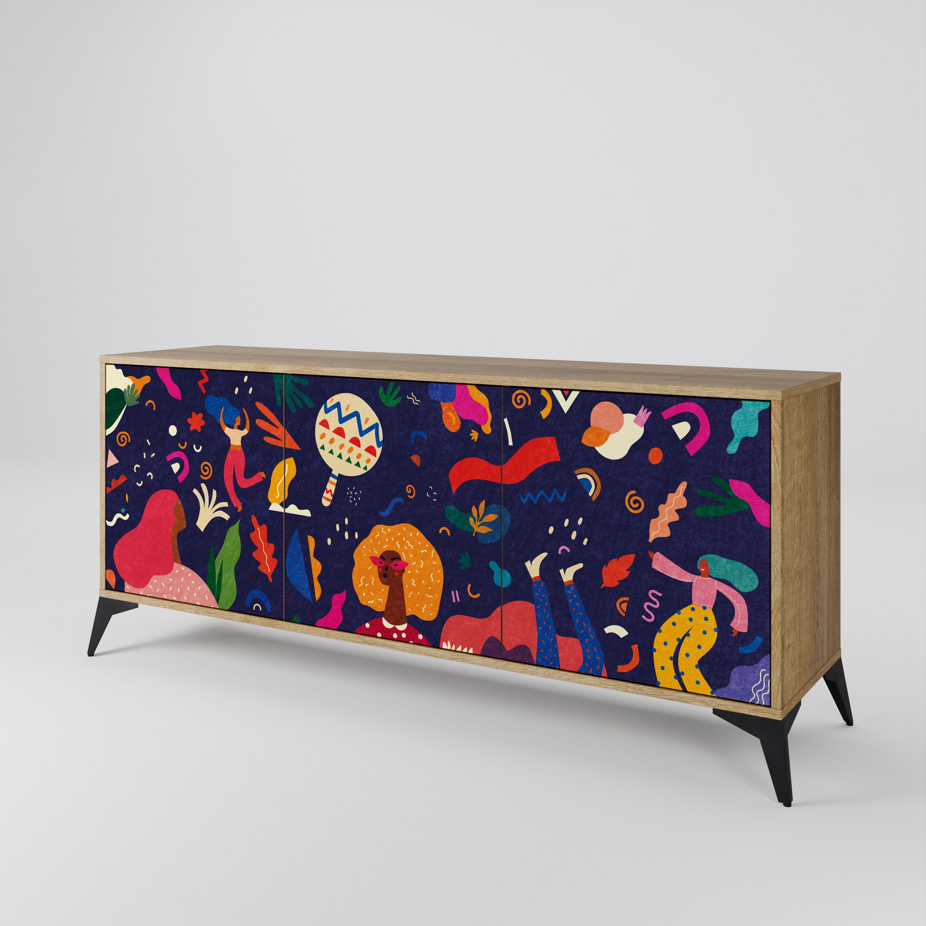 FESTIVE PLEASURES 3-Door Sideboard