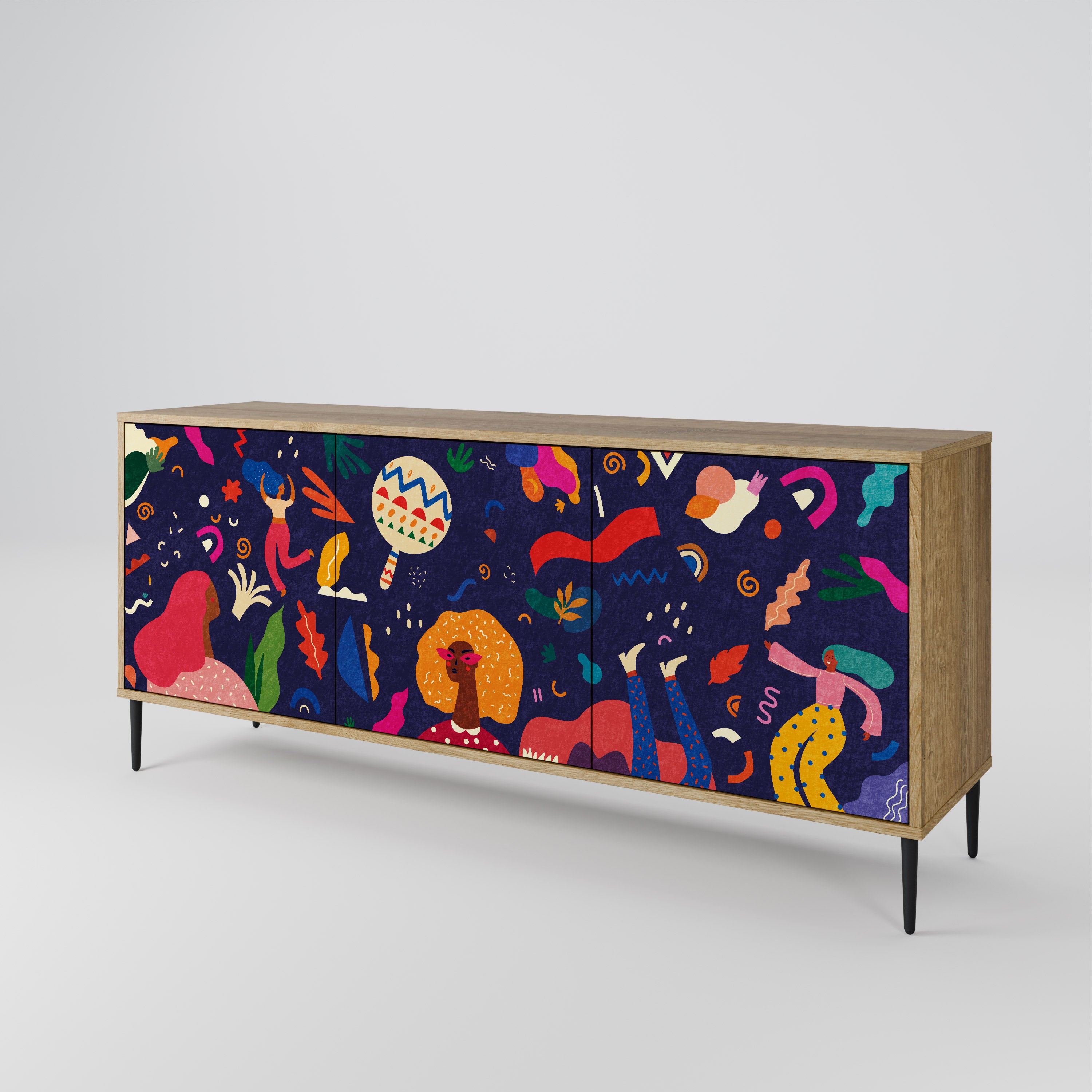 FESTIVE PLEASURES 3-Door Sideboard