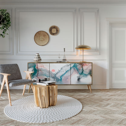 VELVET CROSSING Třídveřová komoda