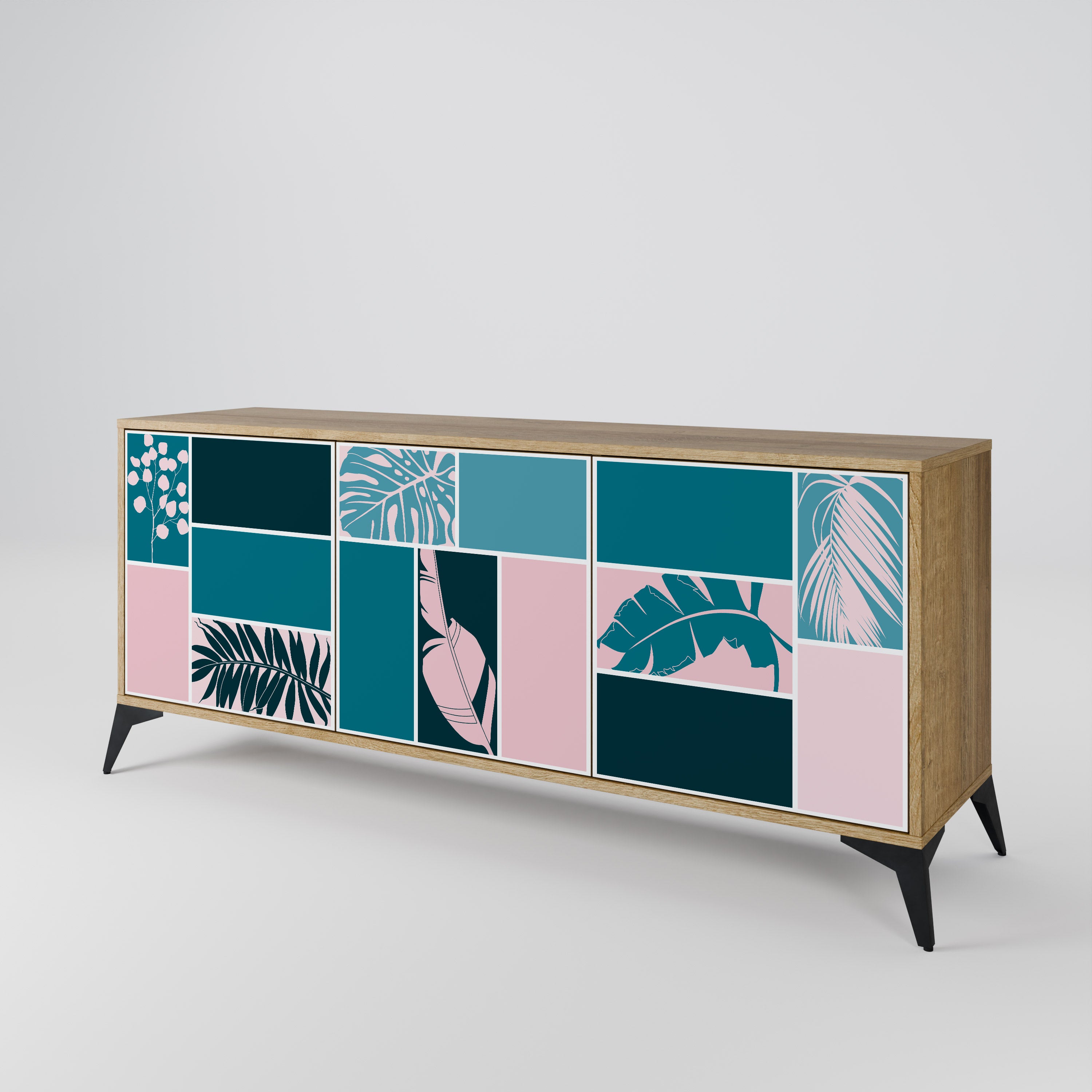 COMBINATION OF SHAPES 3-Door Sideboard