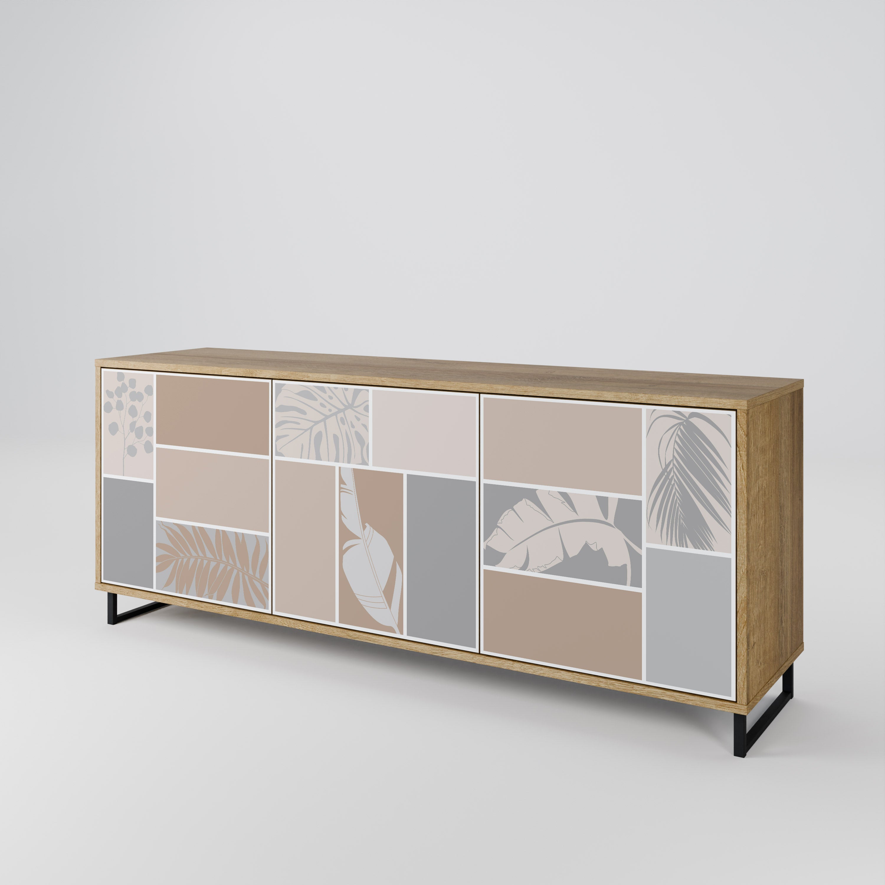 TROPICAL SHAPES 3-Door Sideboard