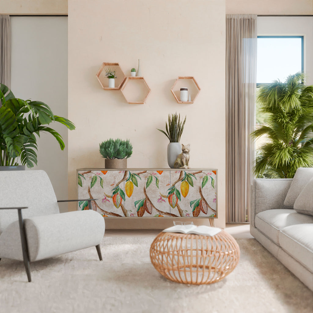 COCOA FRUITS 3-Door Sideboard