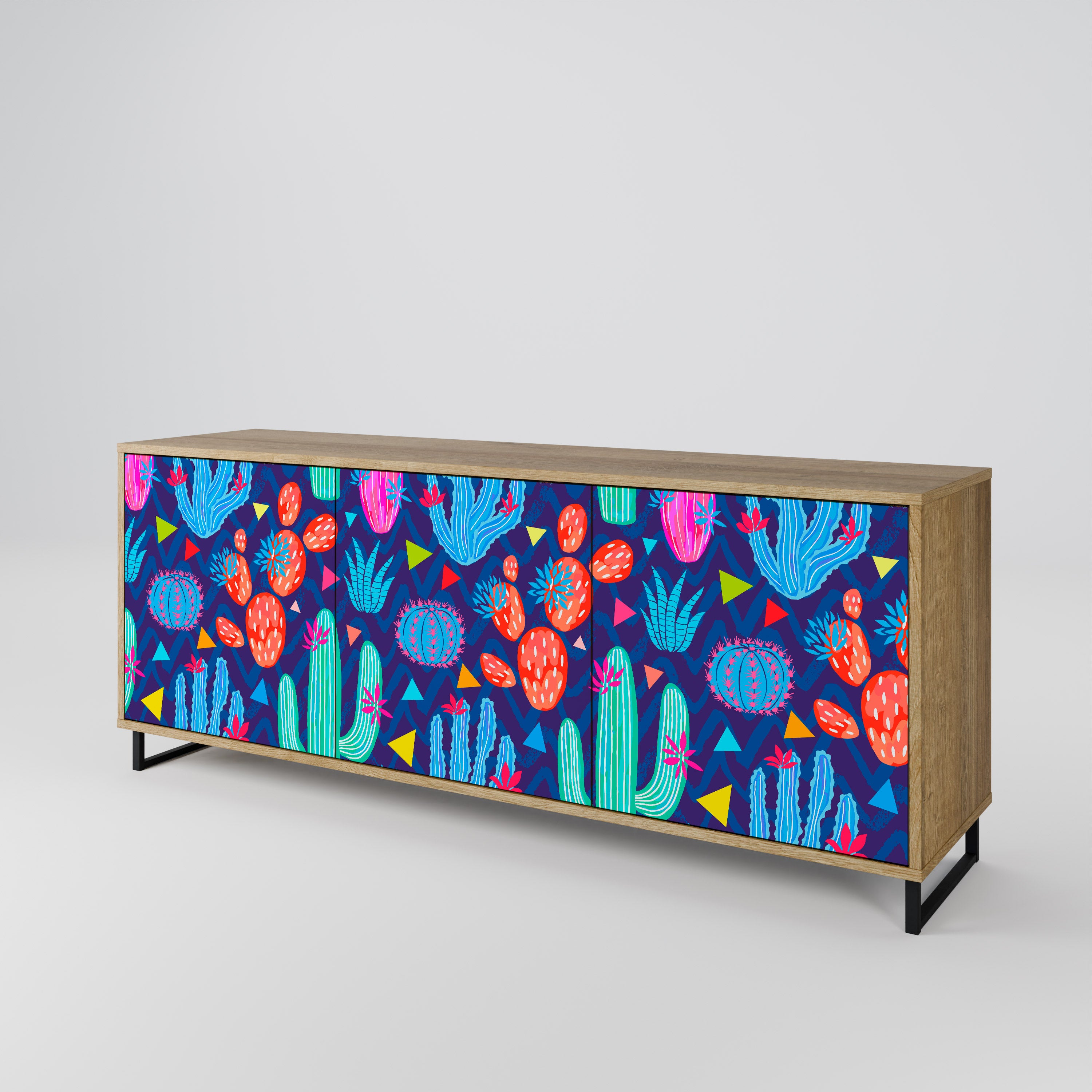 CACTUS VIBES 3-Door Sideboard