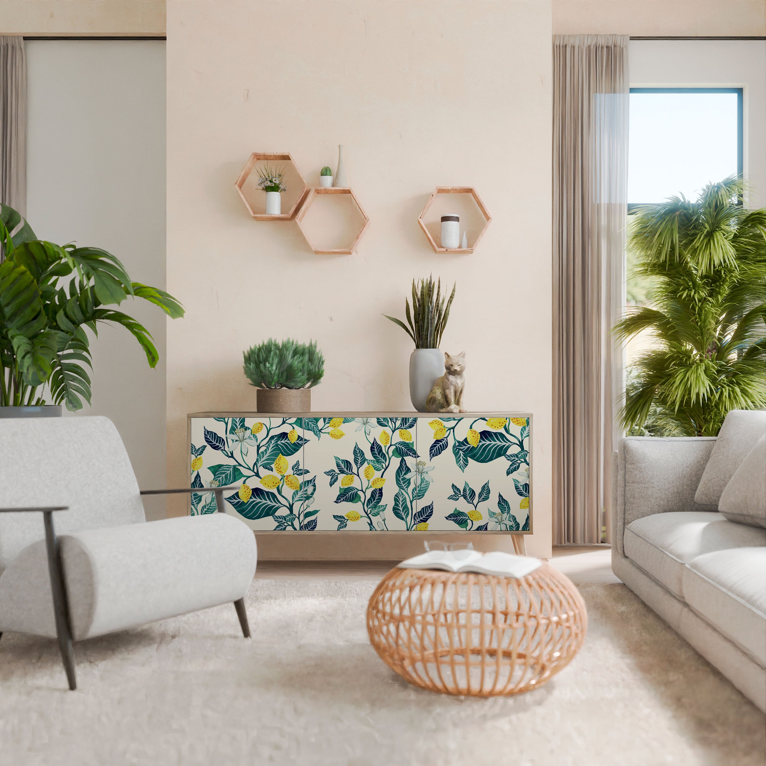 LEMON TREE 3-Door Sideboard