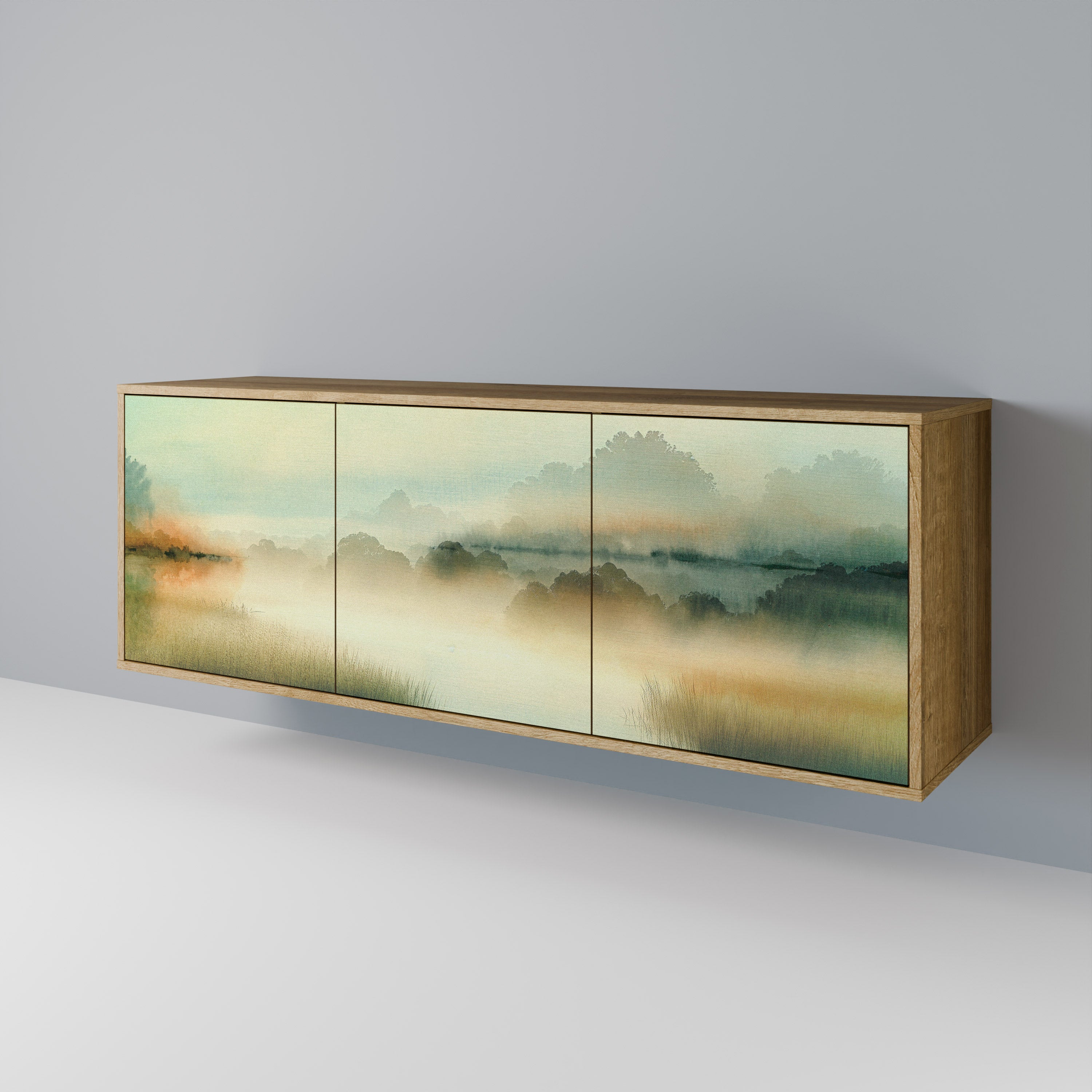 MORNING BY THE LAKE 3-Door Sideboard