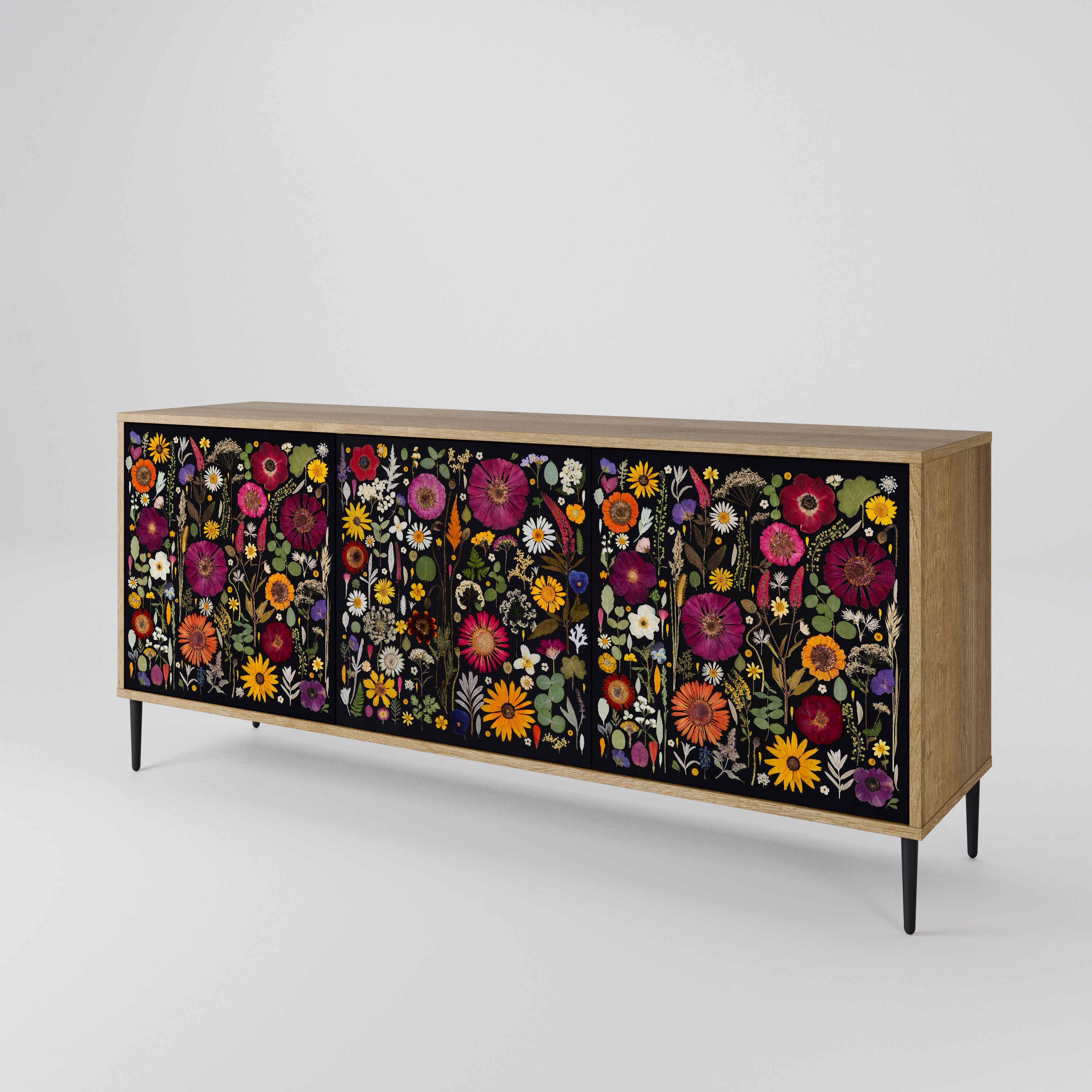 MIDNIGHT GARDEN 3-Door Sideboard