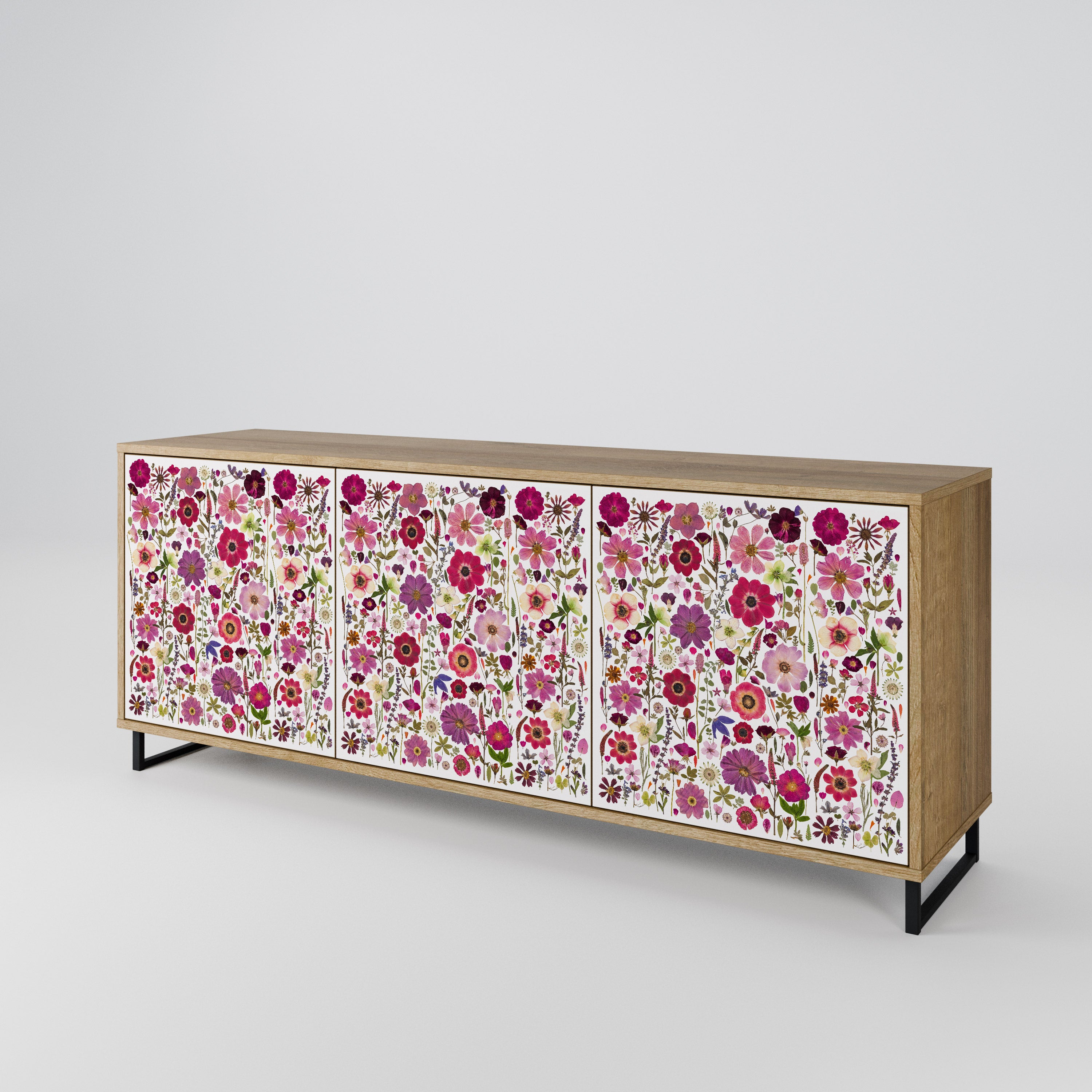 PETAL GARDEN 3-Door Sideboard
