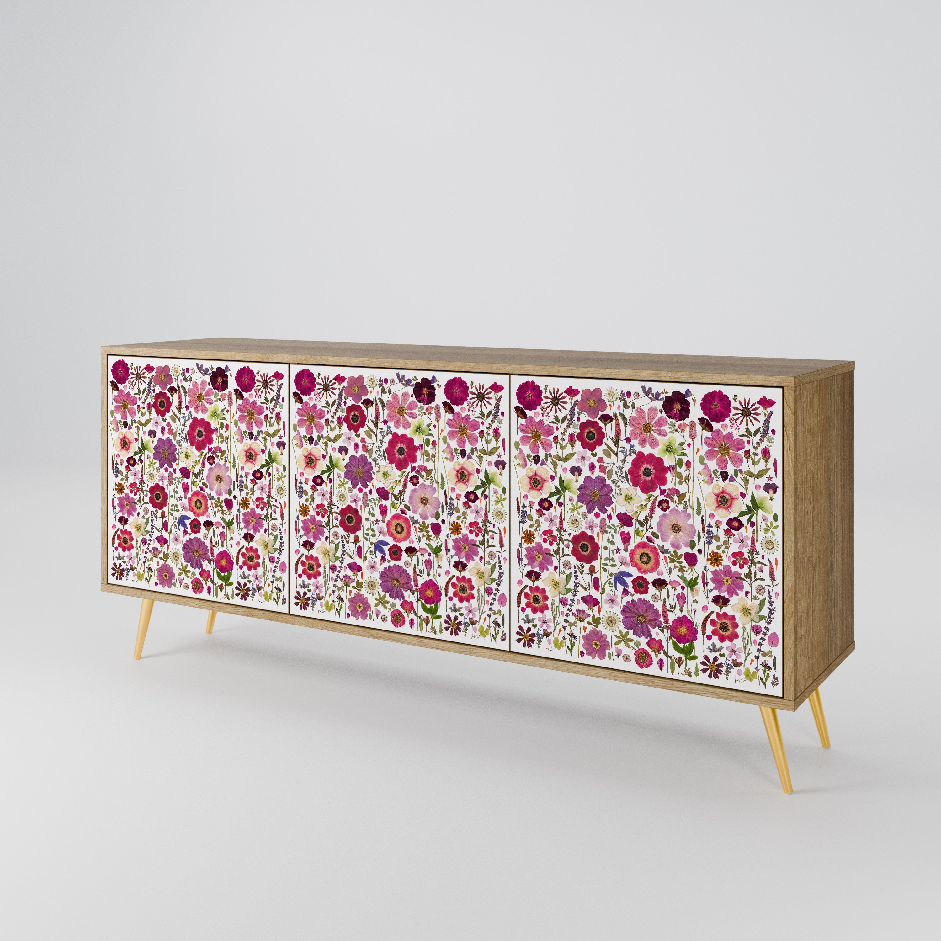 PETAL GARDEN 3-Door Sideboard