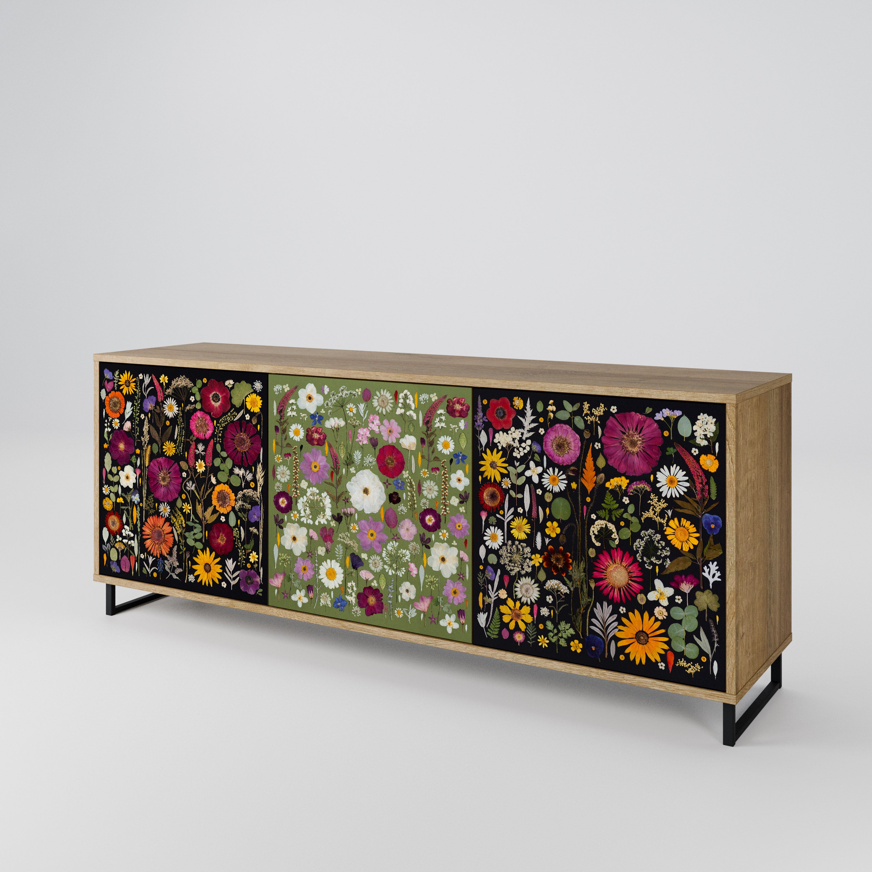 VERDANT GARDEN 3-Door Sideboard