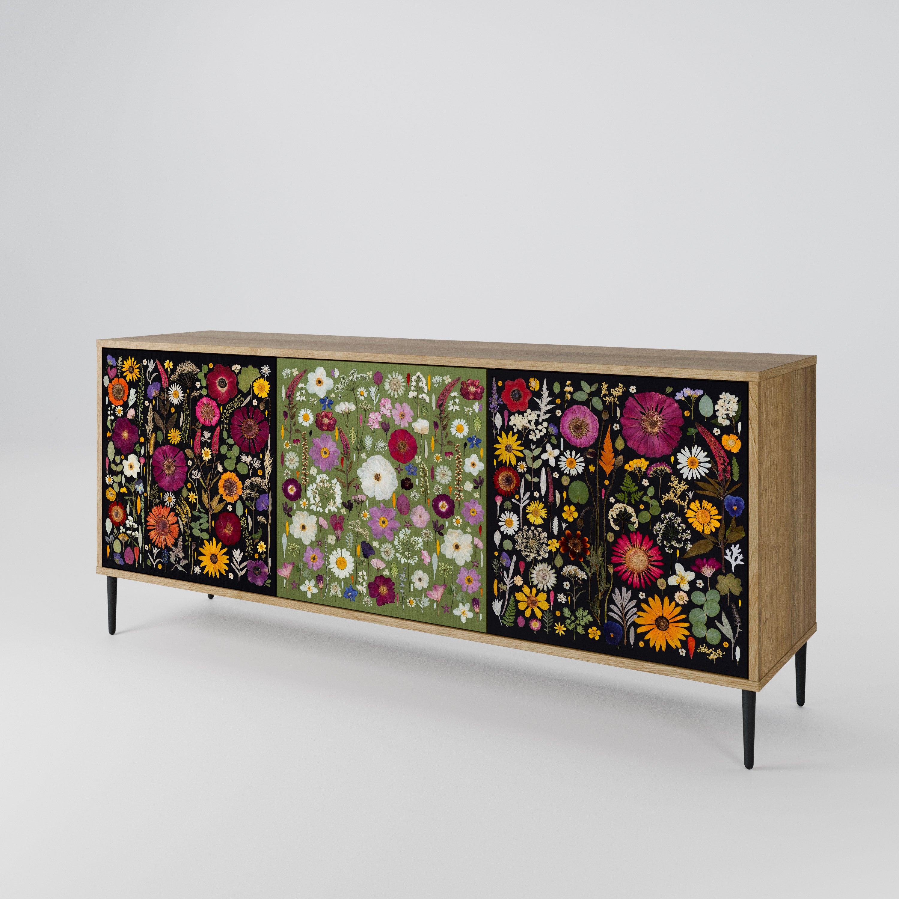 VERDANT GARDEN 3-Door Sideboard