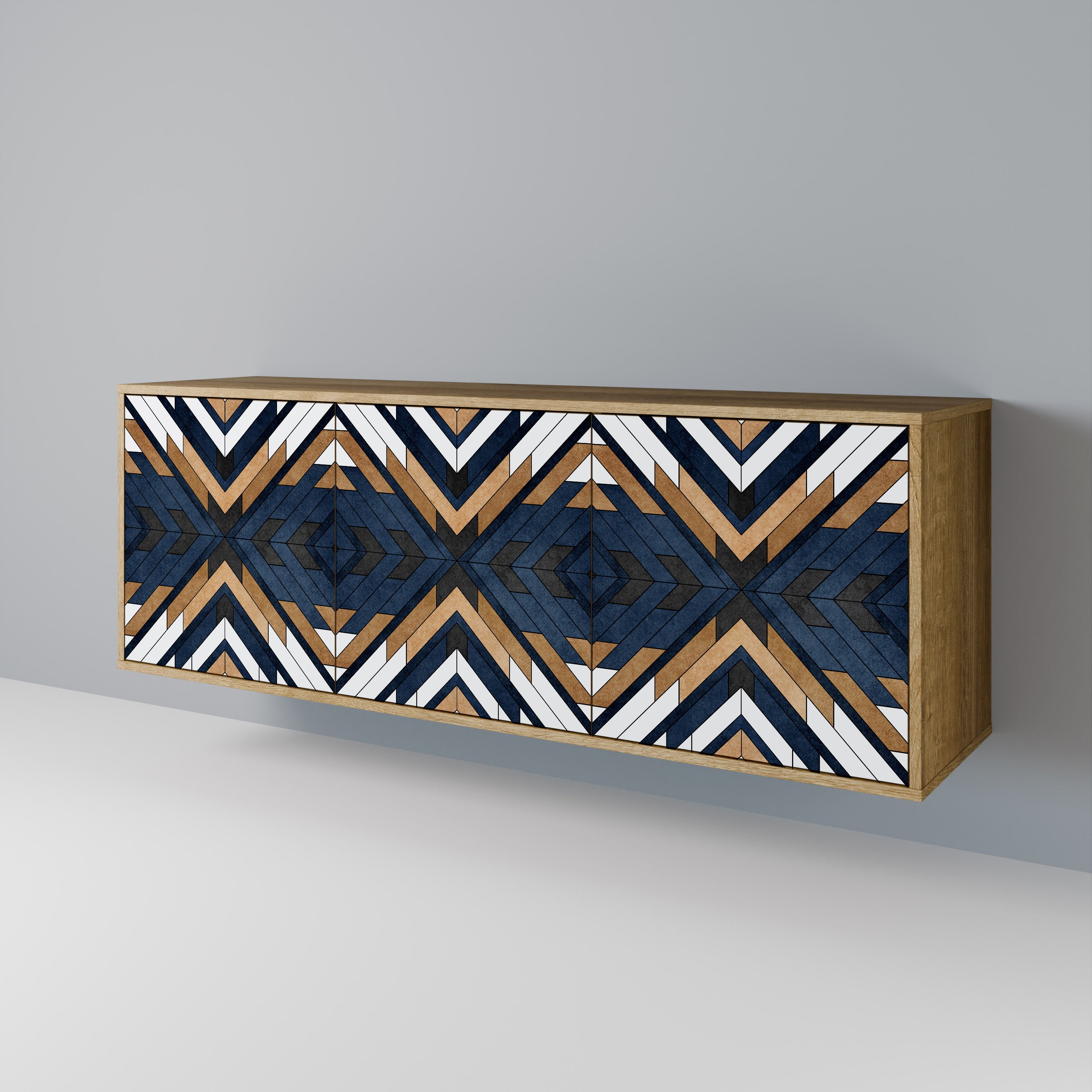 ARTFUL GEOMETRY 3-Door Sideboard