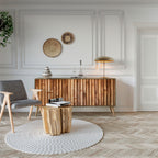 NATURAL WOOD Třídveřová komoda