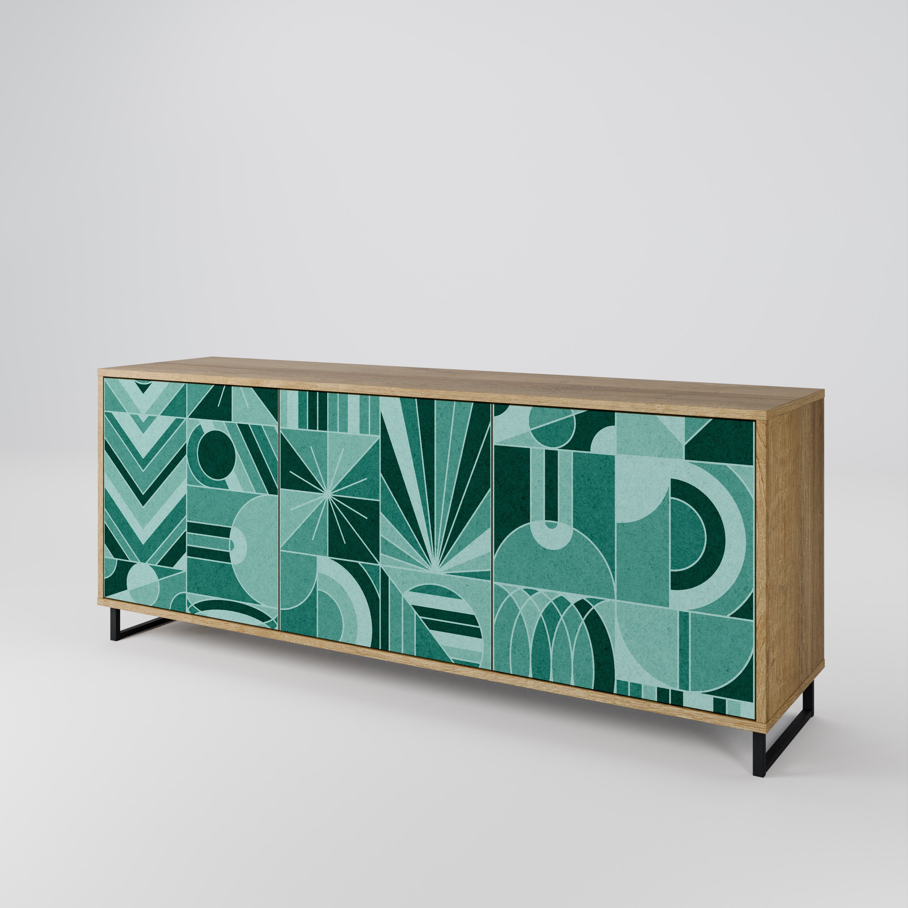 HARMONIC GRID 3-Door Sideboard