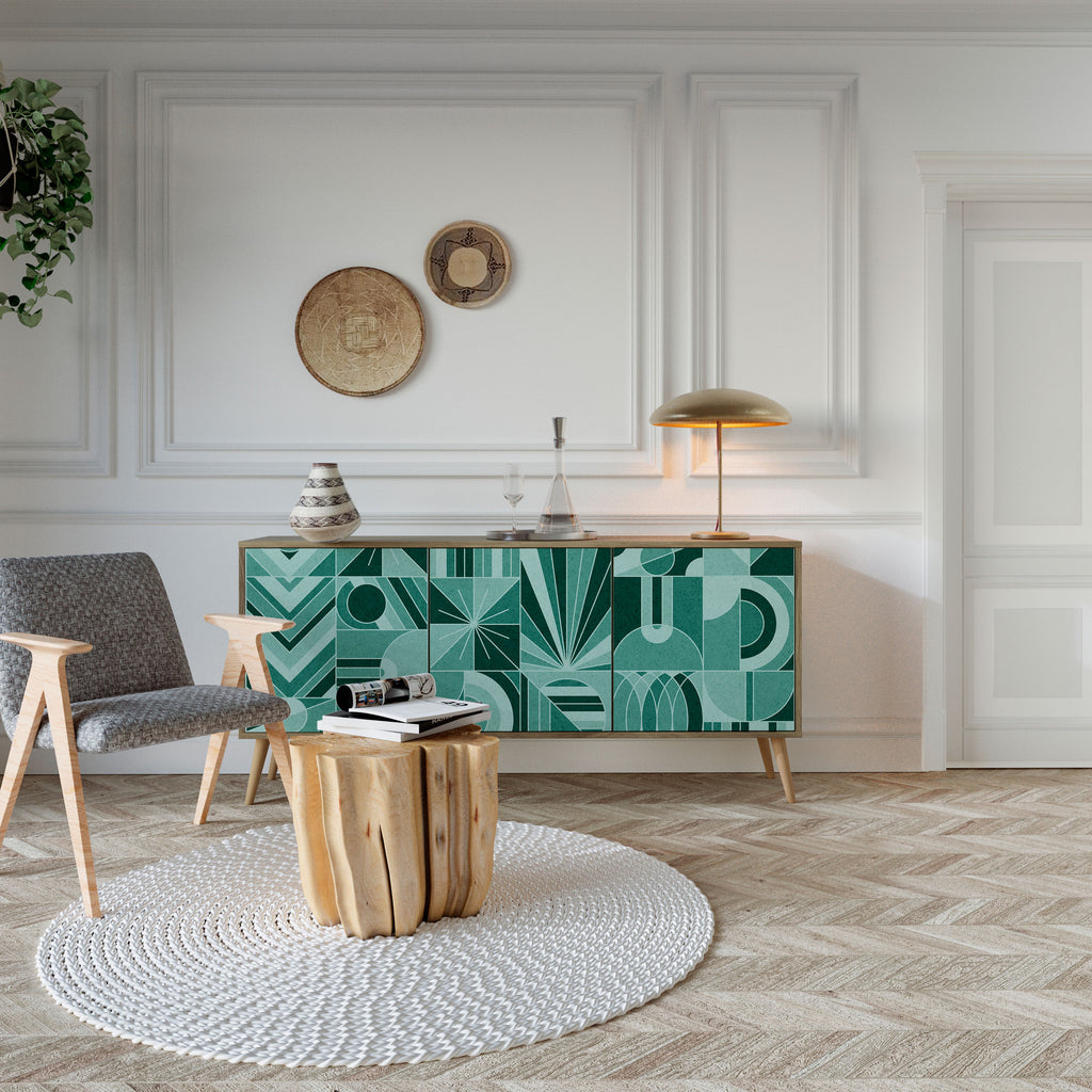 HARMONIC GRID 3-Door Sideboard