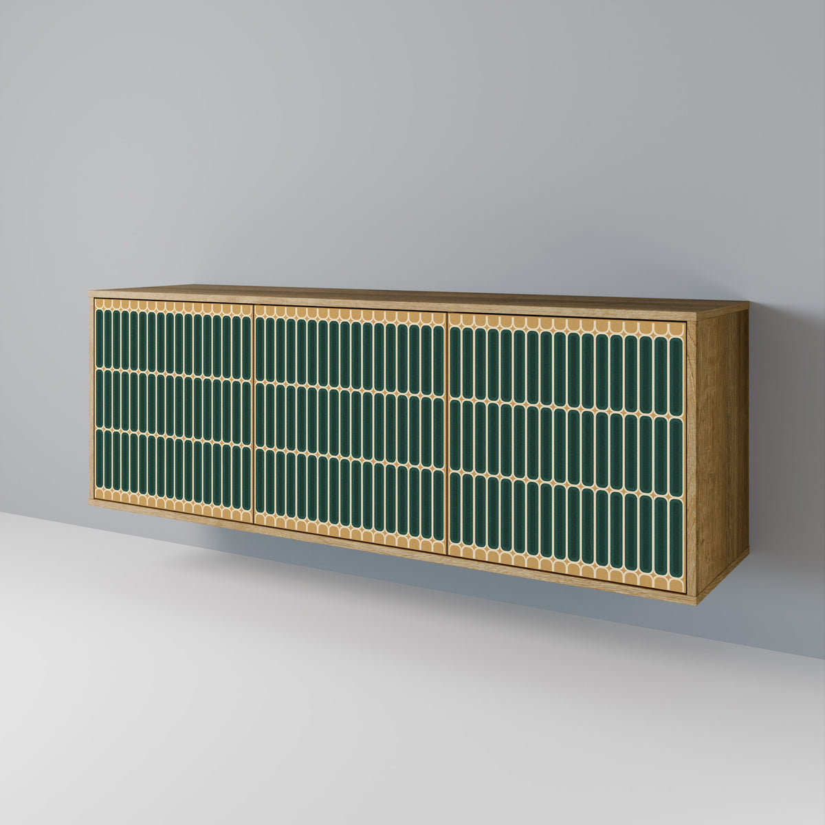 ILUSION GATE Třídveřová komoda