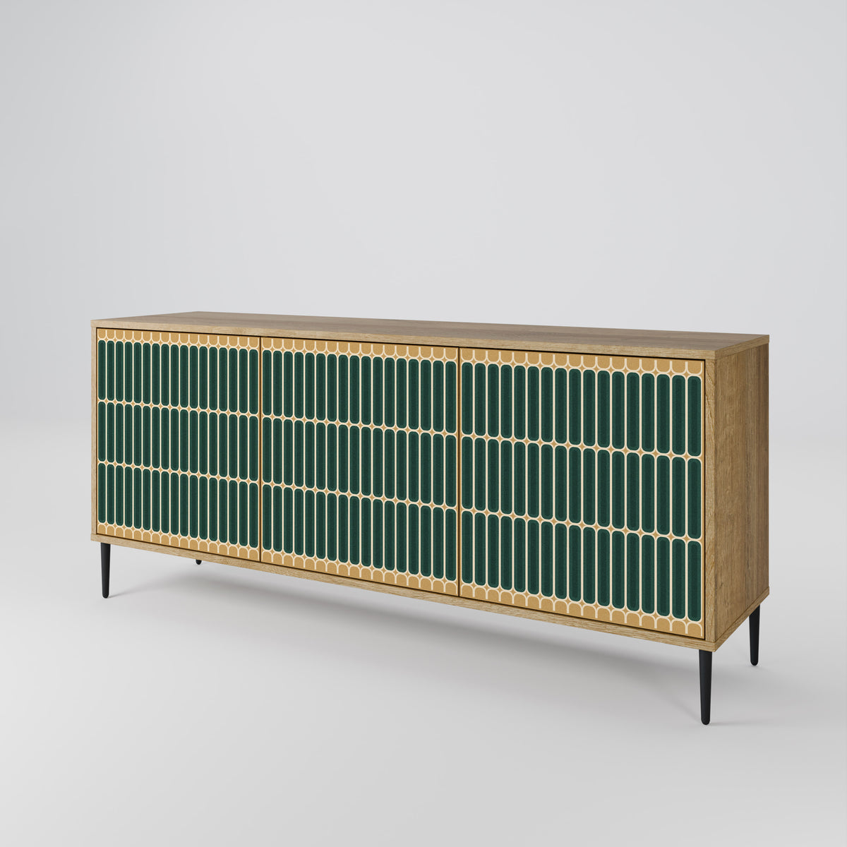 ILUSION GATE Třídveřová komoda