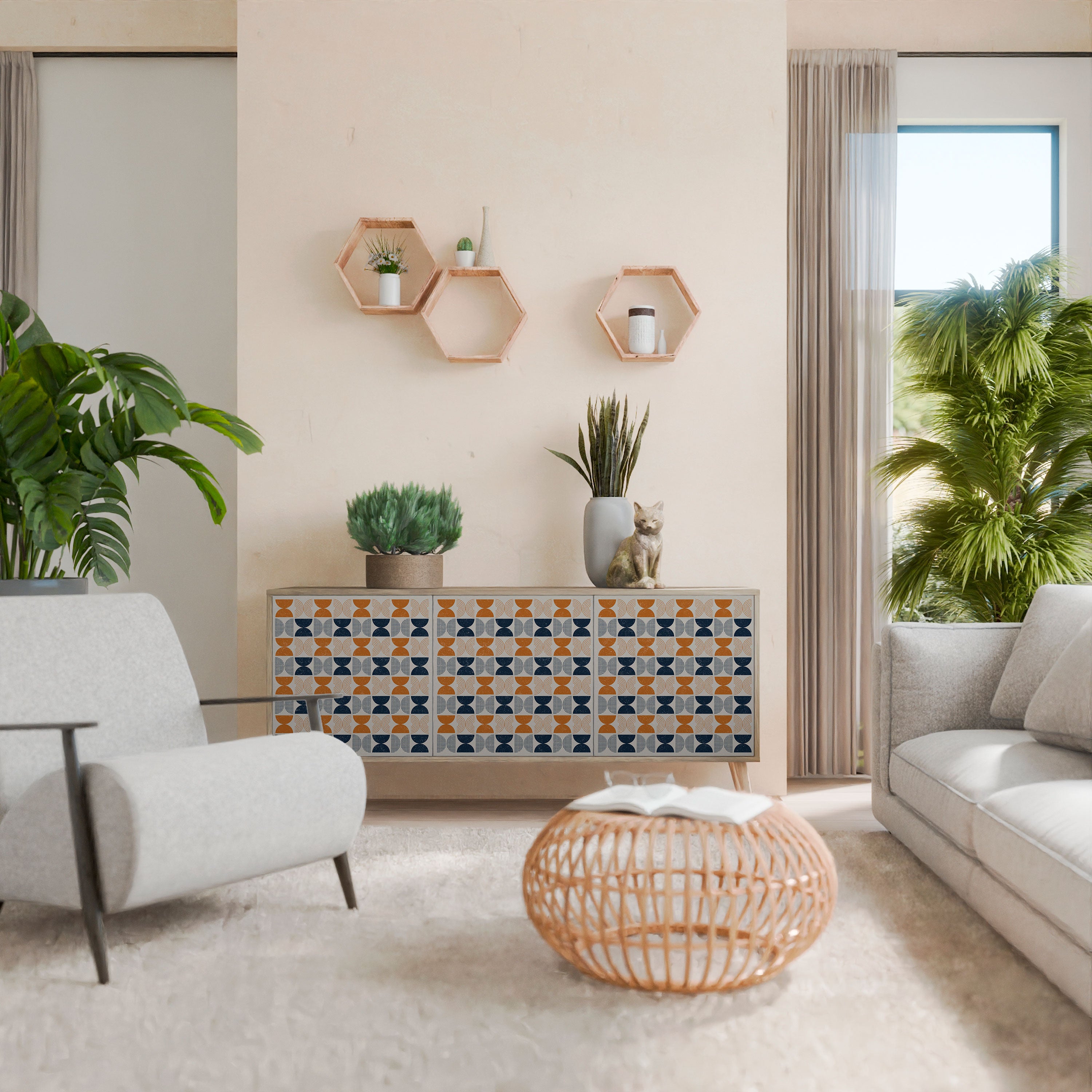 REFLECTION RANGE 3-Door Sideboard